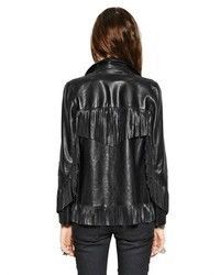Saint Laurent Paris L12 Curtis Fringe Leather Jacket. Size euro 48 Size M / US 6-8 / IT 42-44 - 4 Thumbnail