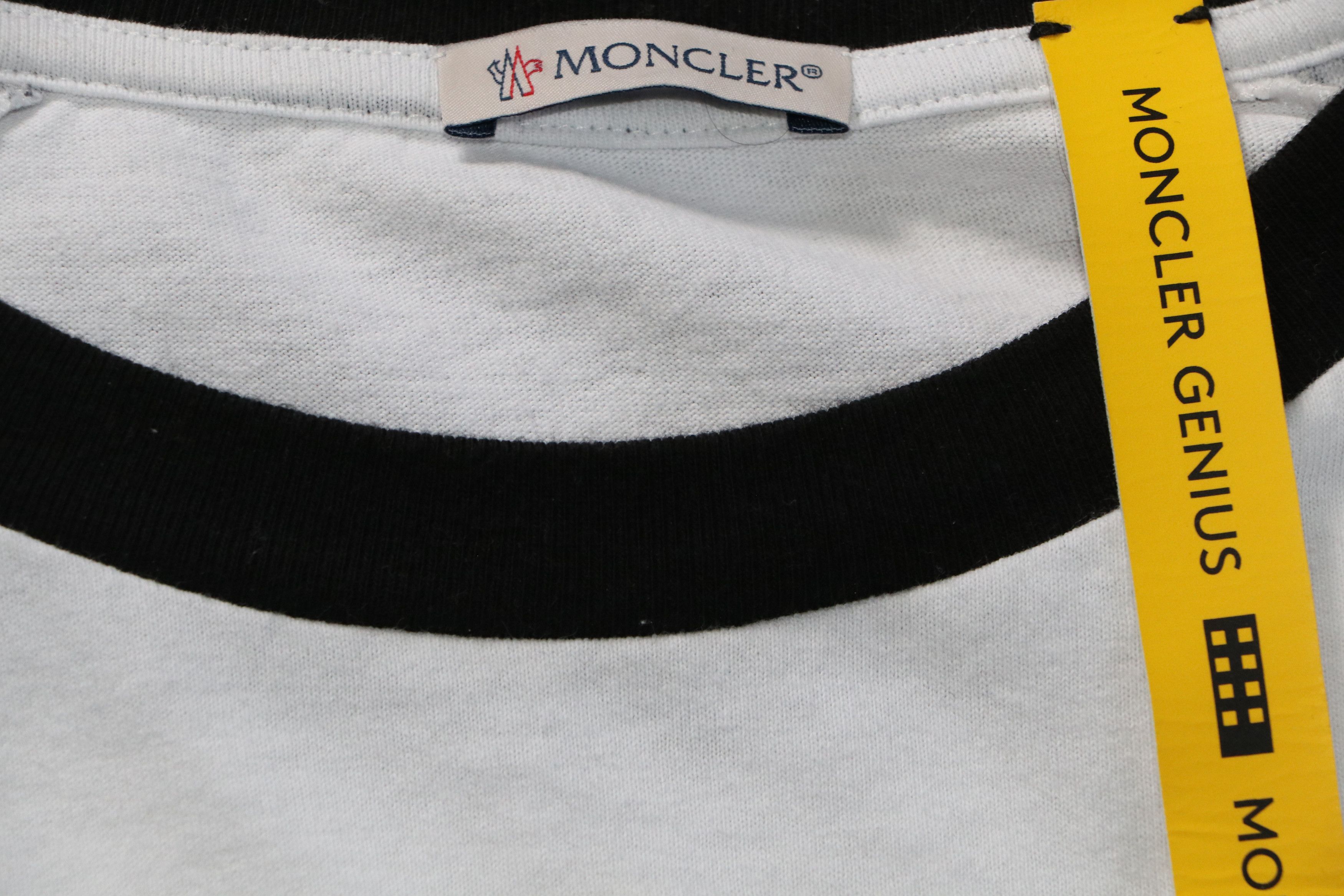 Fragment Design × Moncler 7 Moncler FRGMT Hiroshi Fujiwara Black & White Long Sleeve Size US XL / EU 56 / 4 - 4 Thumbnail