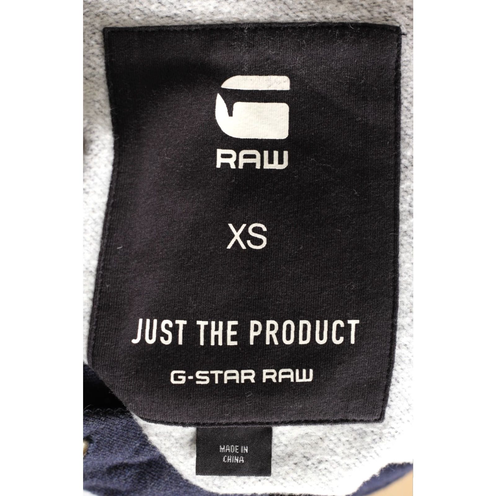 G-Star G-STAR VASIF HOODED Pullover Hoodie Sweatshirt Men XS Blue Logo Hoodie Size US XS / EU 42 / 0 - 4 Thumbnail