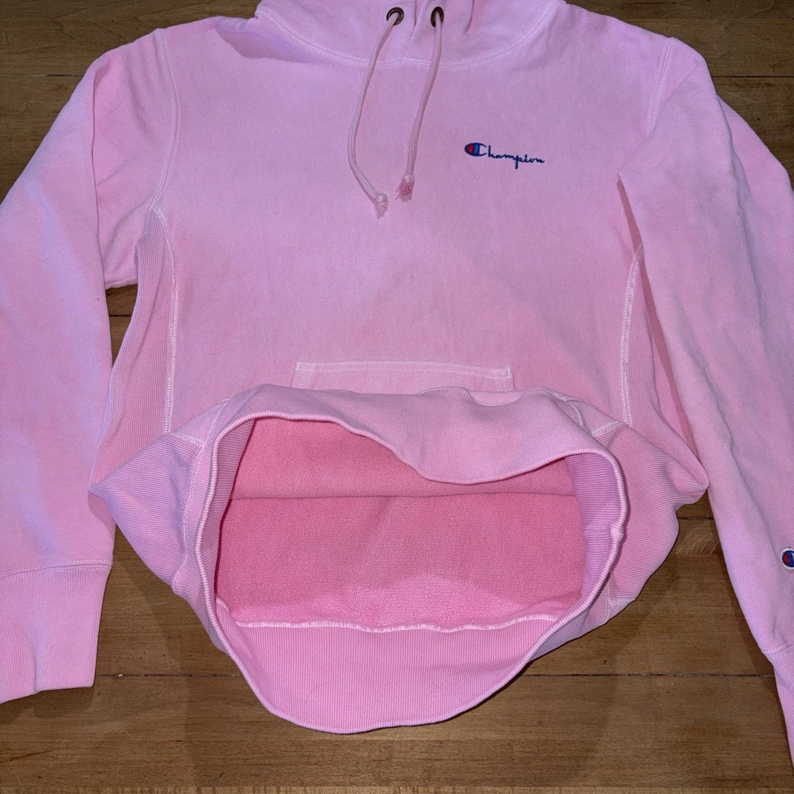 Champion × Vintage Vintage Champion Reverse Weave Warm Up Hoodie Sweatshirt Size US XL / EU 56 / 4 - 4 Thumbnail
