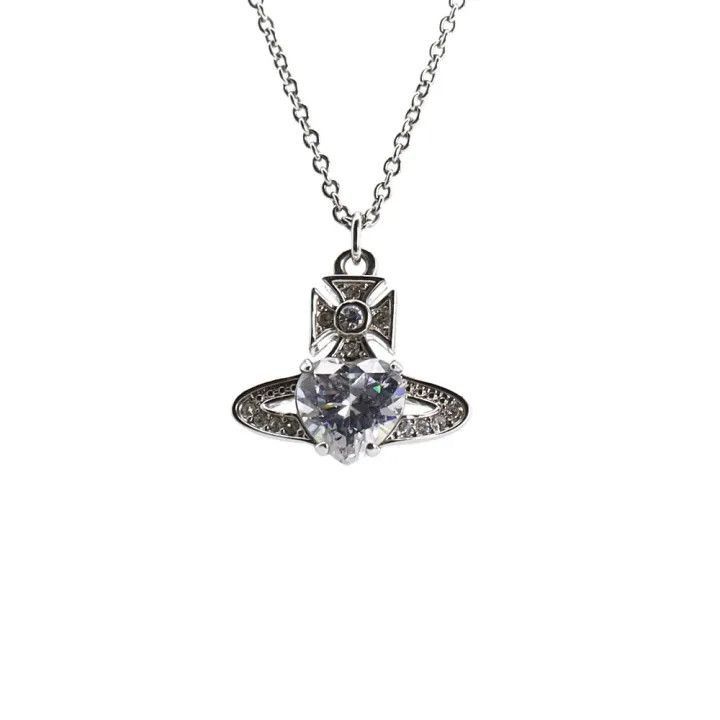 Vivienne Westwood Vivienne Westwood Ariella Pendant Necklace in Silver Size ONE SIZE - 1 Thumbnail
