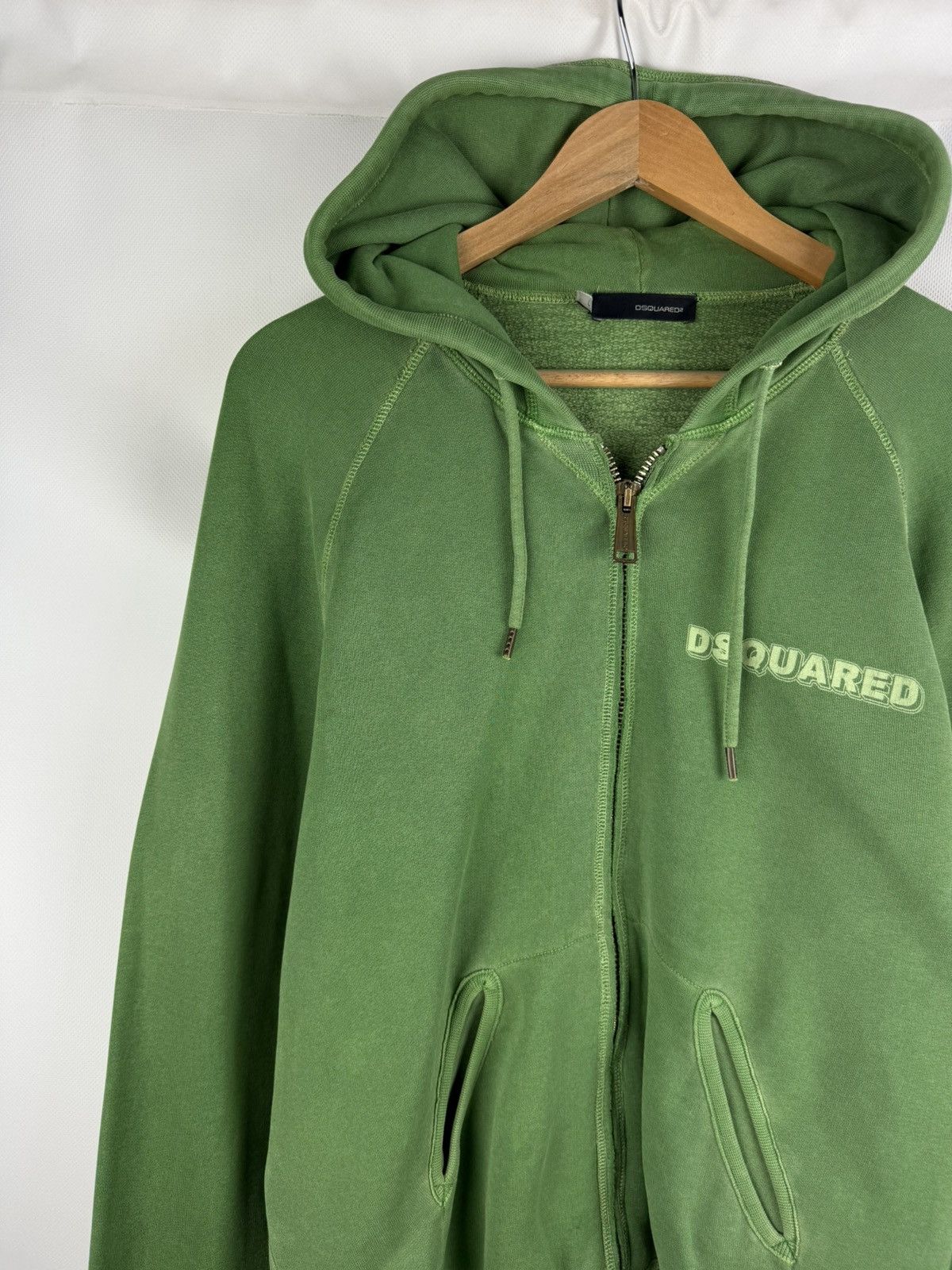 Dsquared2 Dsquared Men’s Full Zip Chest Logo Drawstring Cotton Hoodie Size US L / EU 52-54 / 3 - 4 Thumbnail