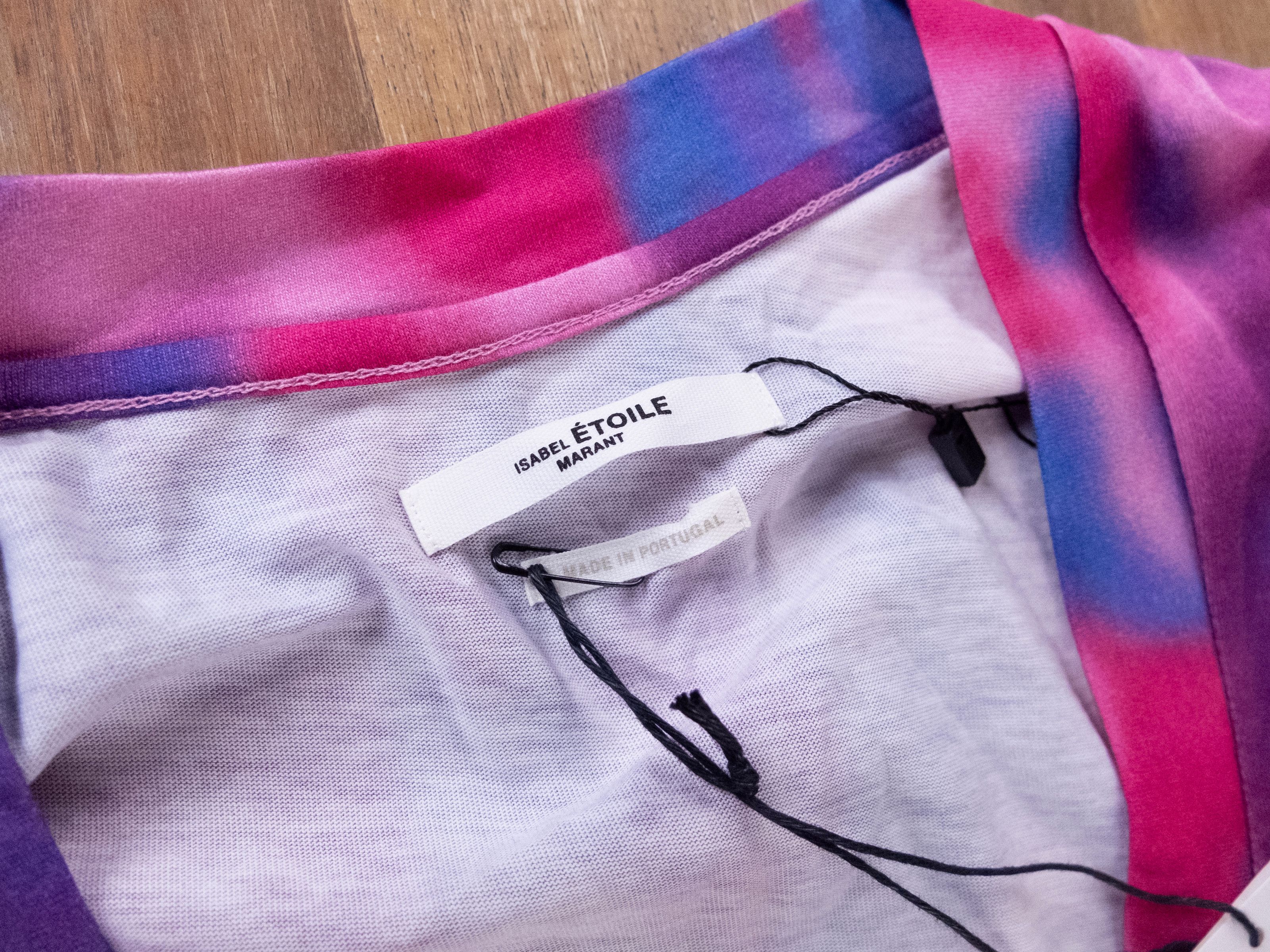 Isabel Marant Etoile ISABEL MARANT ETOILE Zilen purple lilac tie dye t-shirt top Size S / US 4 / IT 40 - 6 Thumbnail