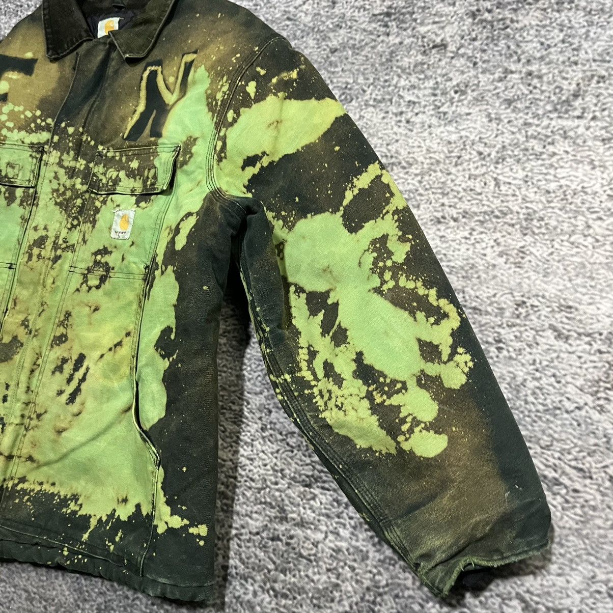 Carhartt VINTAGE CARHARTT GREEN BROWN ARCTIC CHORE COAT DISTRESSED XL Size US XXL / EU 58 / 5 - 6 Thumbnail