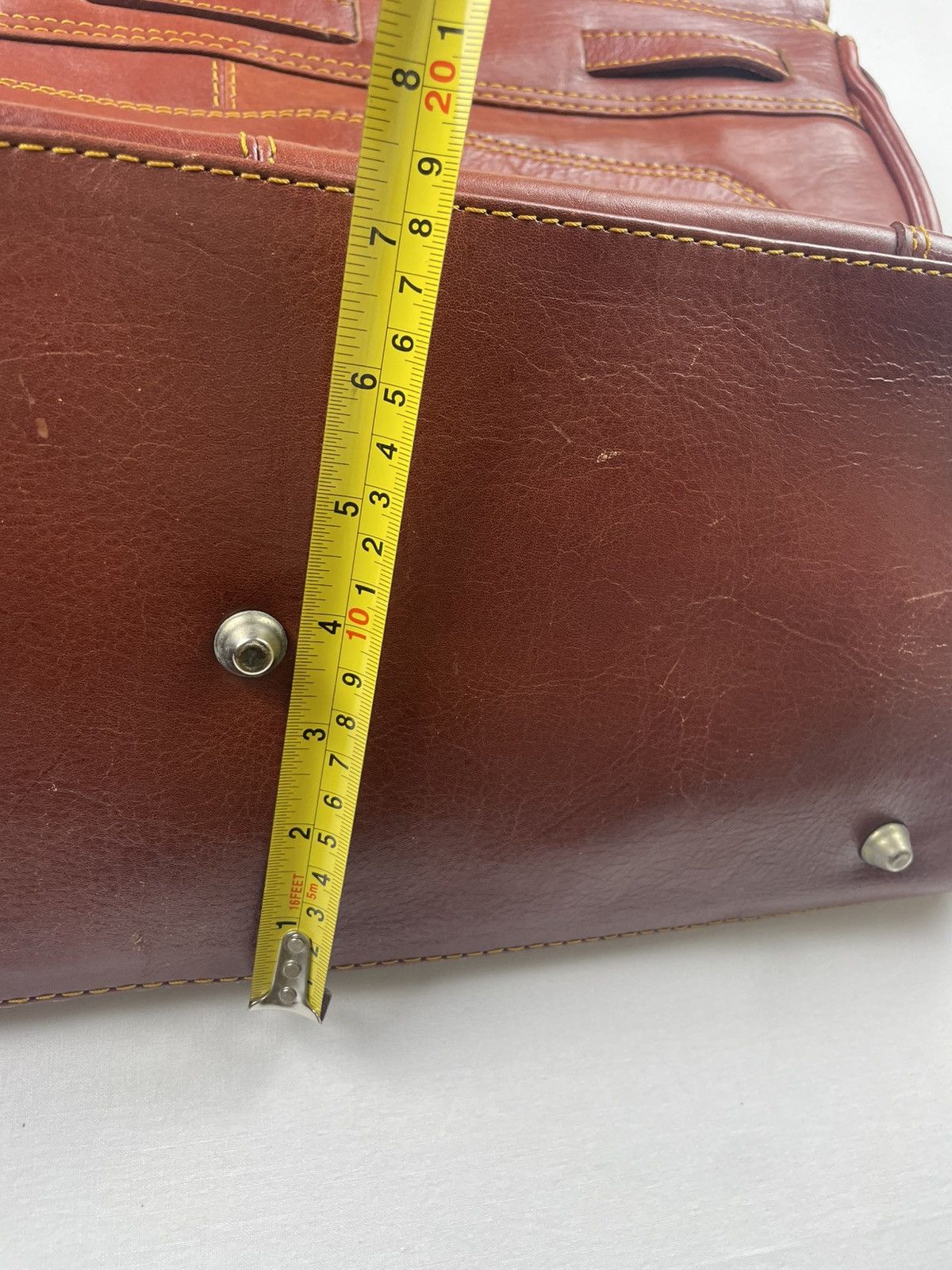 Genuine Leather Rare Pat-CAT Vintage Full Leathers Handmade Made in Italy Size ONE SIZE - 11 Thumbnail