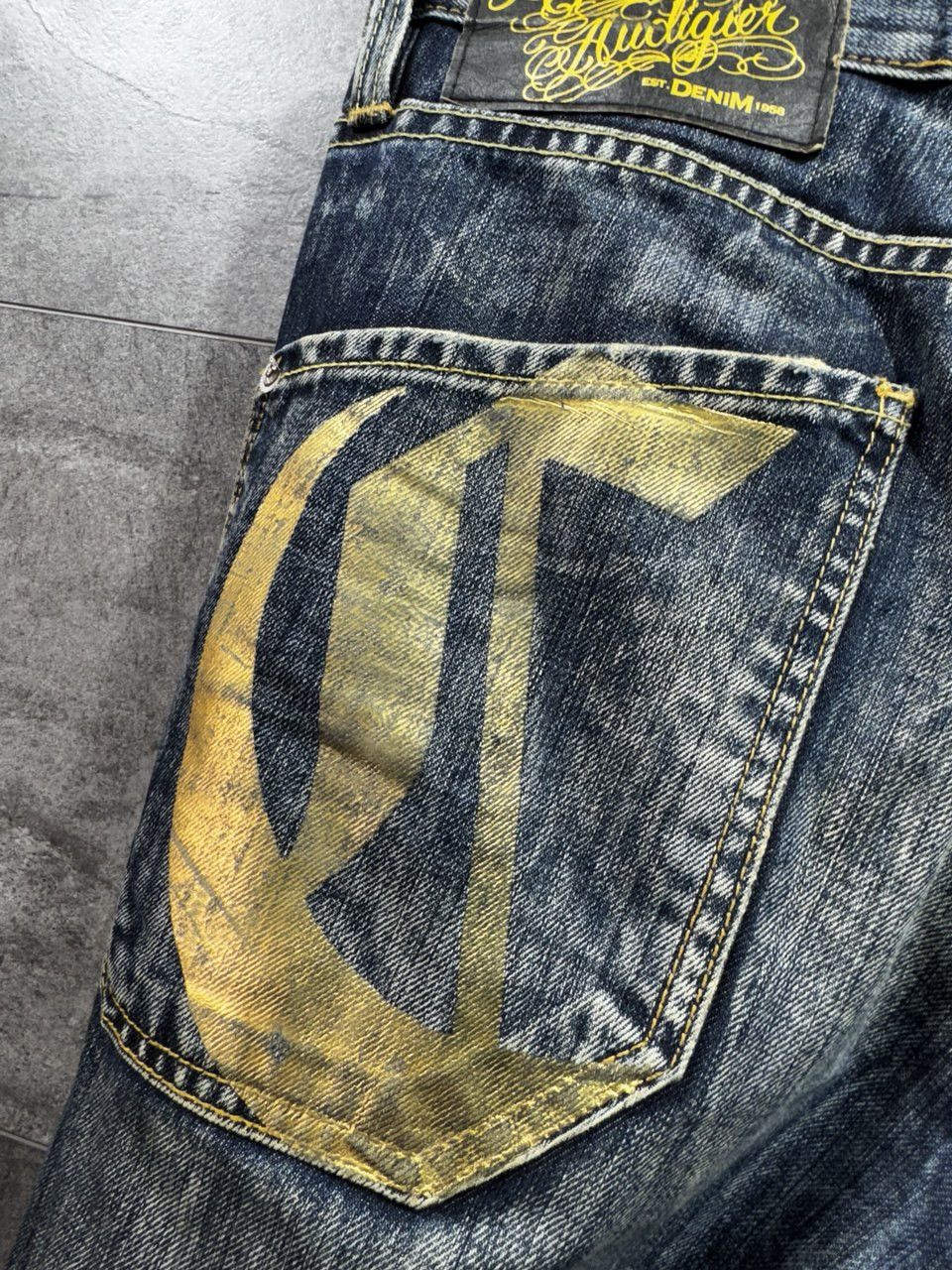 Christian Audigier Christian Audigier Ed Hardy Denim Jeans Pants Men’s Size 34 Size US 34 / EU 50 - 7 Thumbnail