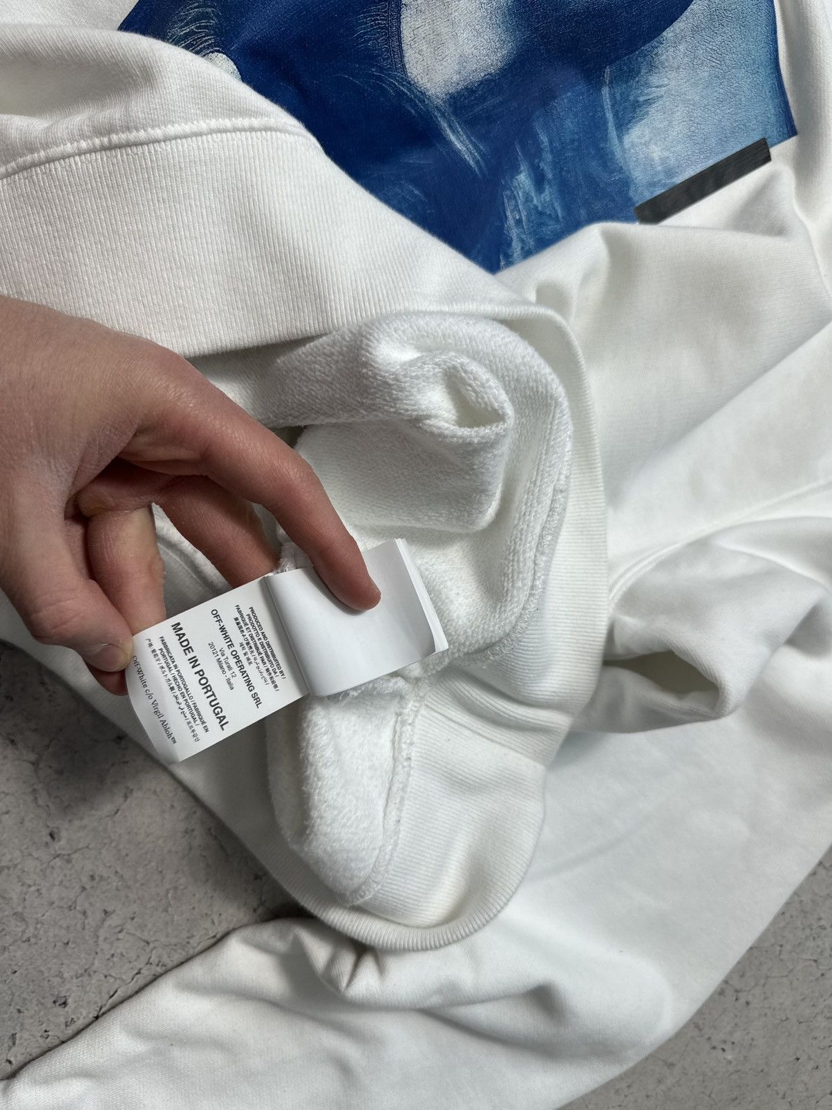 Off-White Off-White Mona Lisa Luxury Big Logo White Sweatshirt Size US L / EU 52-54 / 3 - 13 Thumbnail