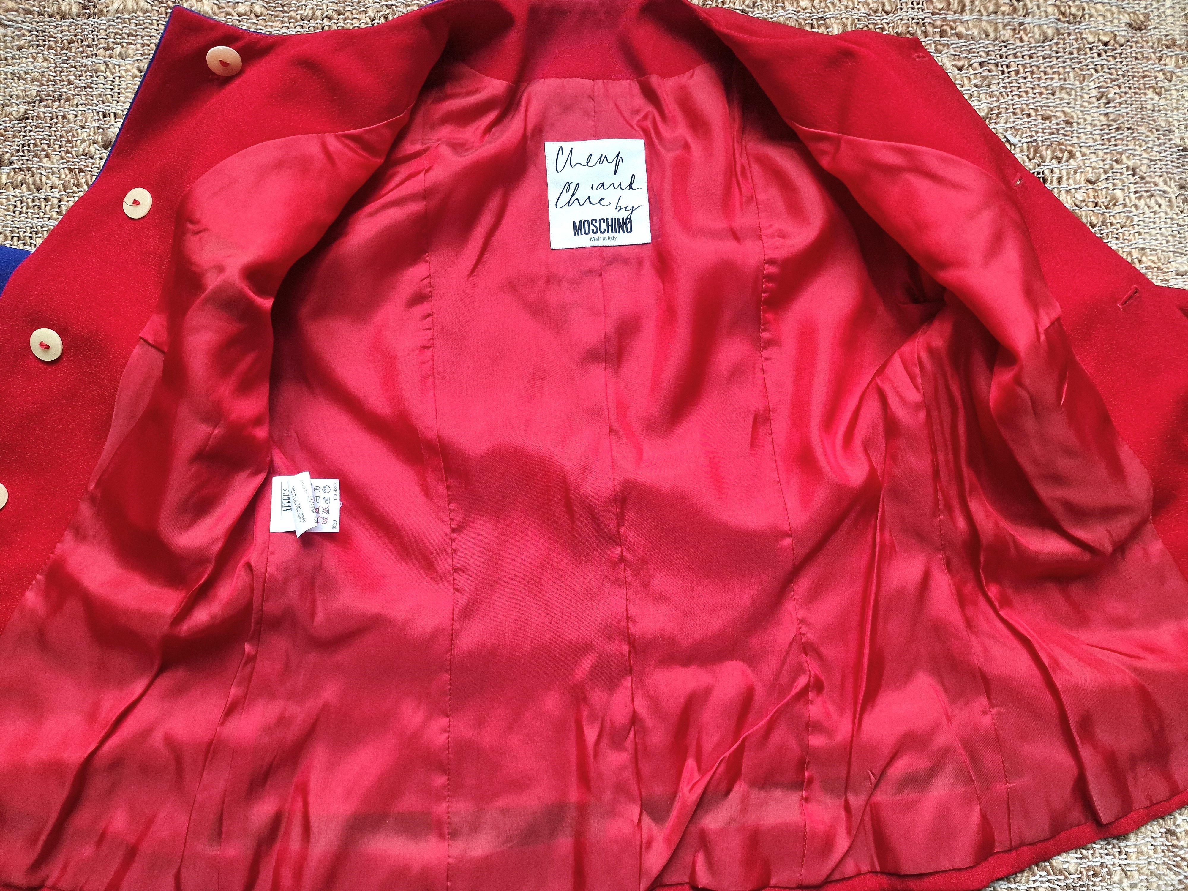 Moschino Iconic Moschino USA American Flag Medium Blazer Jacket Size M / US 6-8 / IT 42-44 - 6 Thumbnail