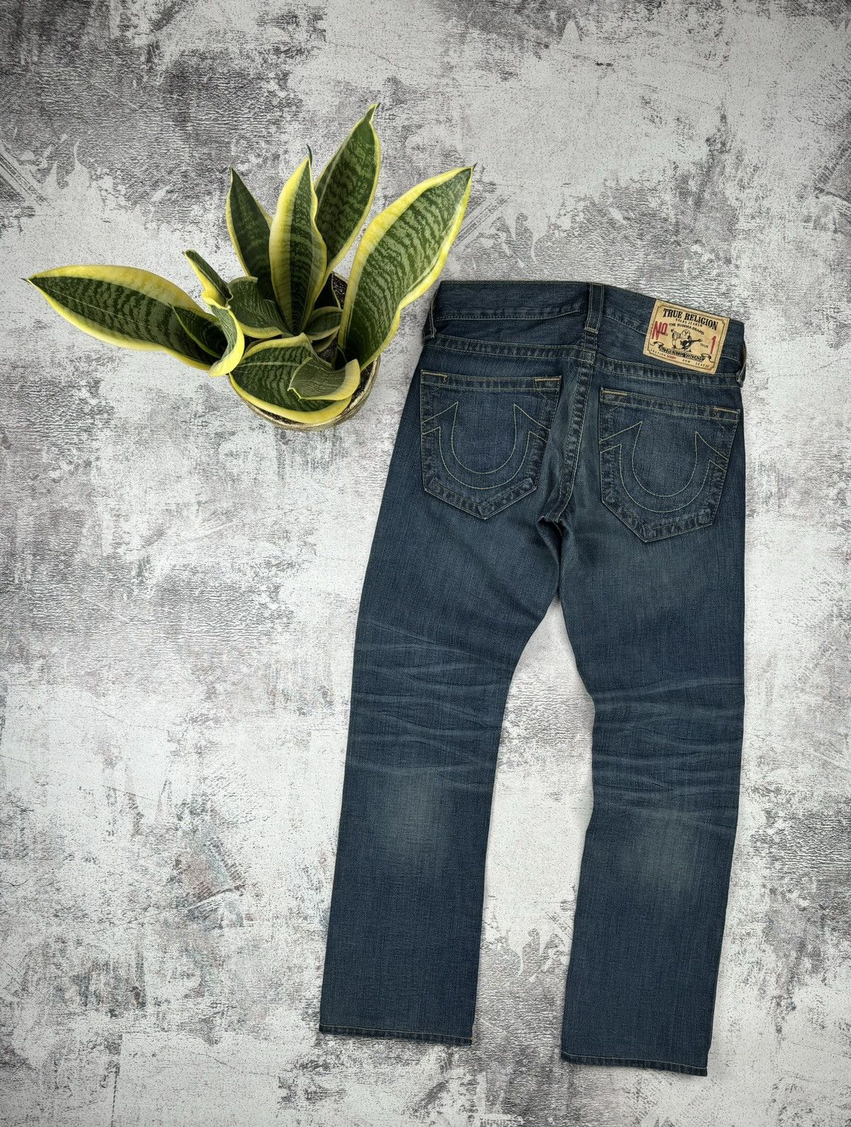 True Religion Vintage Distressed Y2K Avant Gard Rare True Religion Jeans Size US 29 - 2 Thumbnail