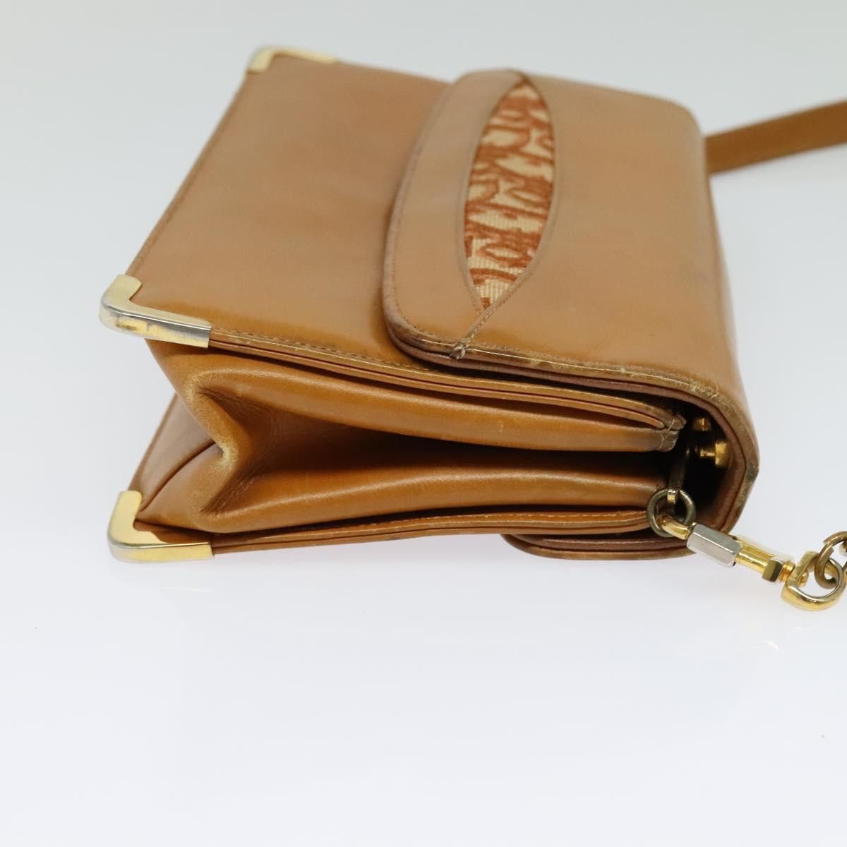 Dior DIOR Shoulder Bag Leather Beige Gold Size ONE SIZE - 5 Thumbnail