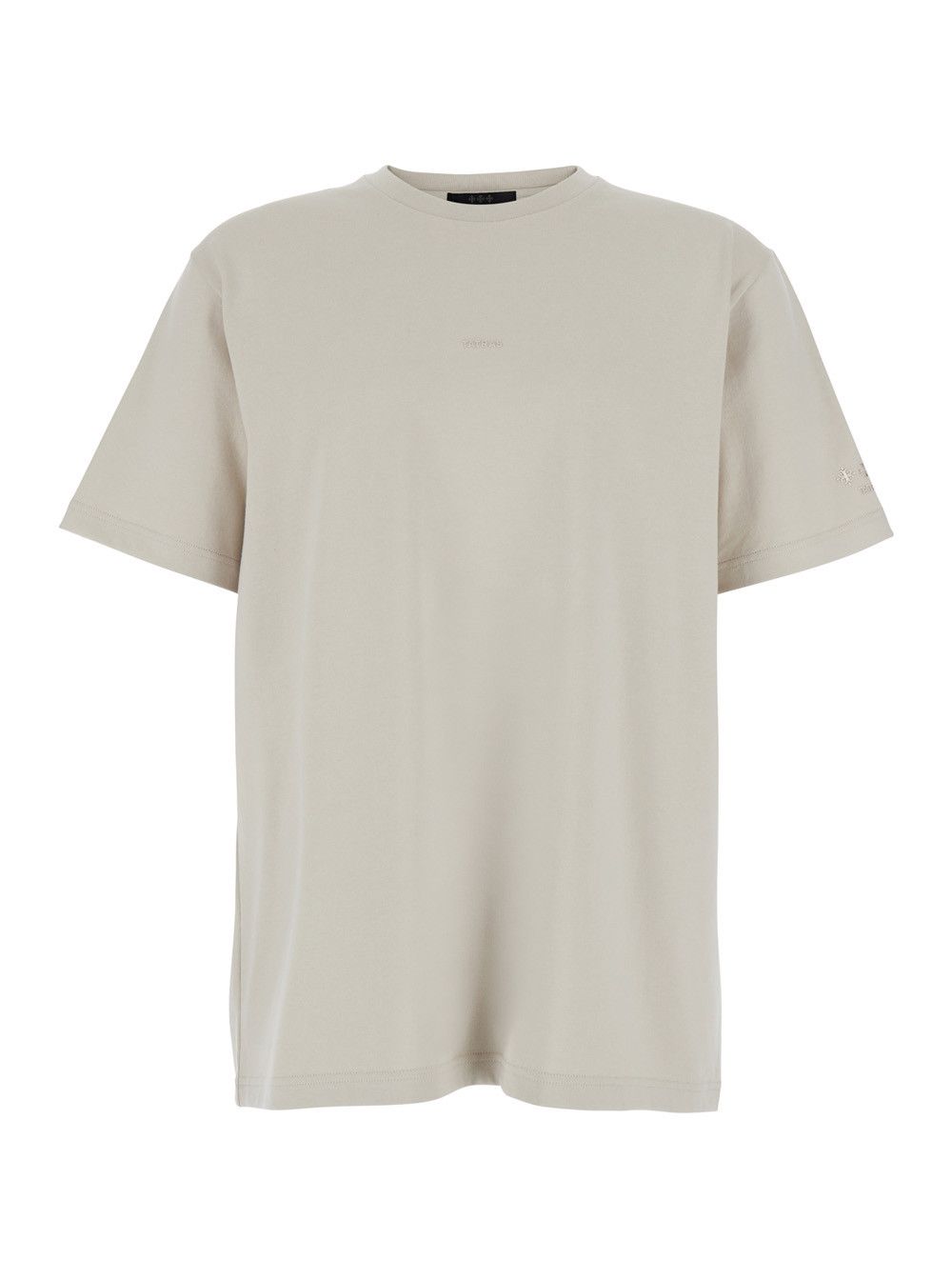 TATRAS NISO Gray T-Shirt with Round Neck in Cotton for Men Size US M / EU 48-50 / 2 - 1 Thumbnail