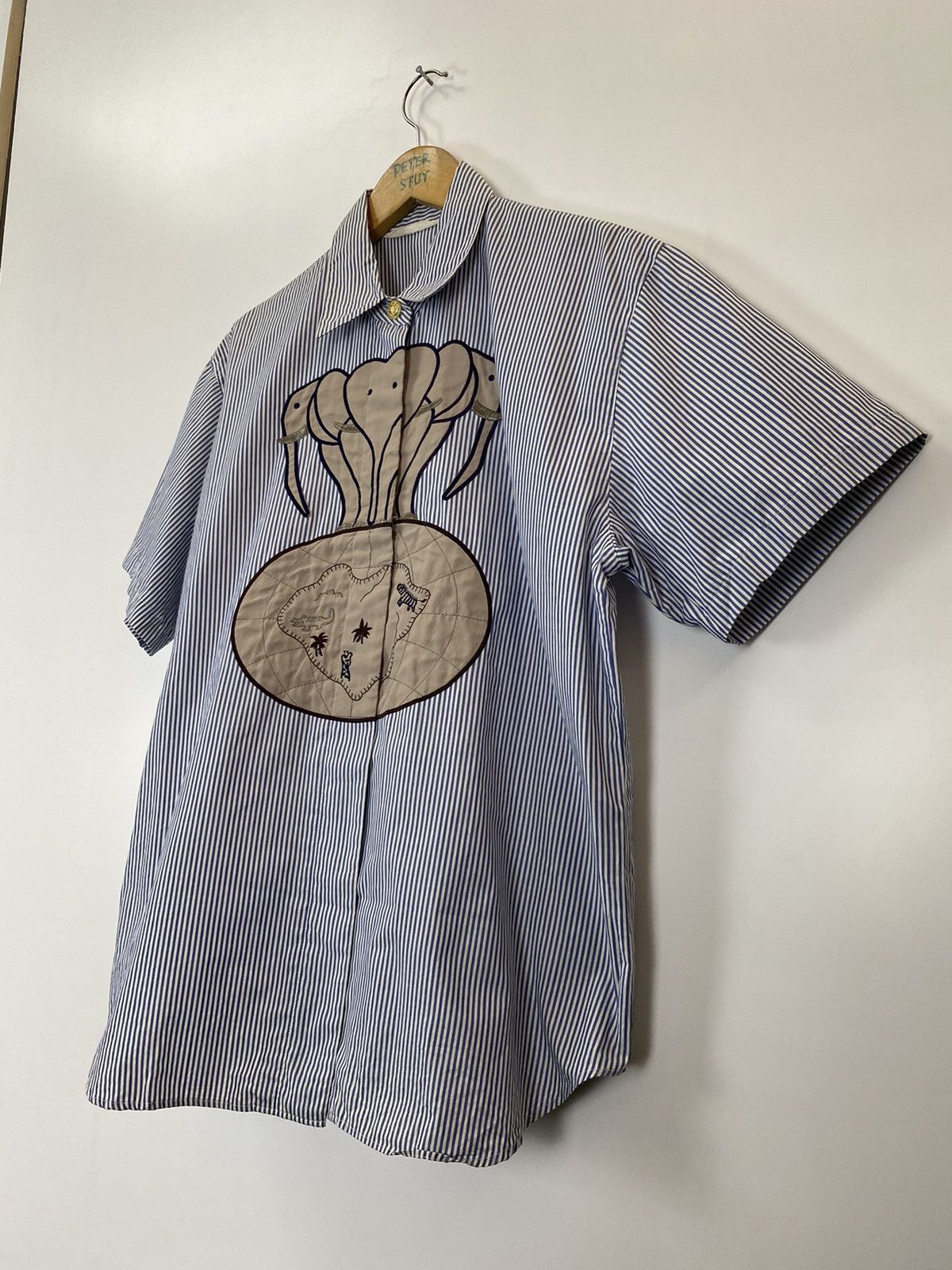 Japanese Brand × Vintage Vintage Ziza Hickory Shirt Size US M / EU 48-50 / 2 - 3 Thumbnail