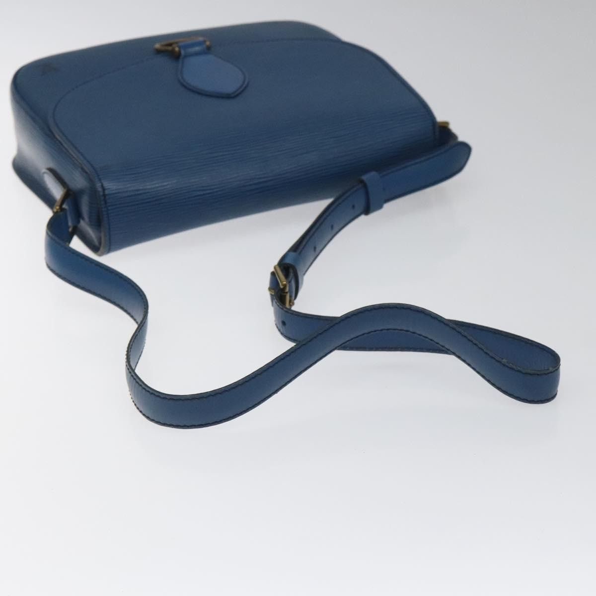 Louis Vuitton LOUIS VUITTON Epi Saint Cloud GM Shoulder Bag Toledo Blue Size ONE SIZE - 7 Thumbnail