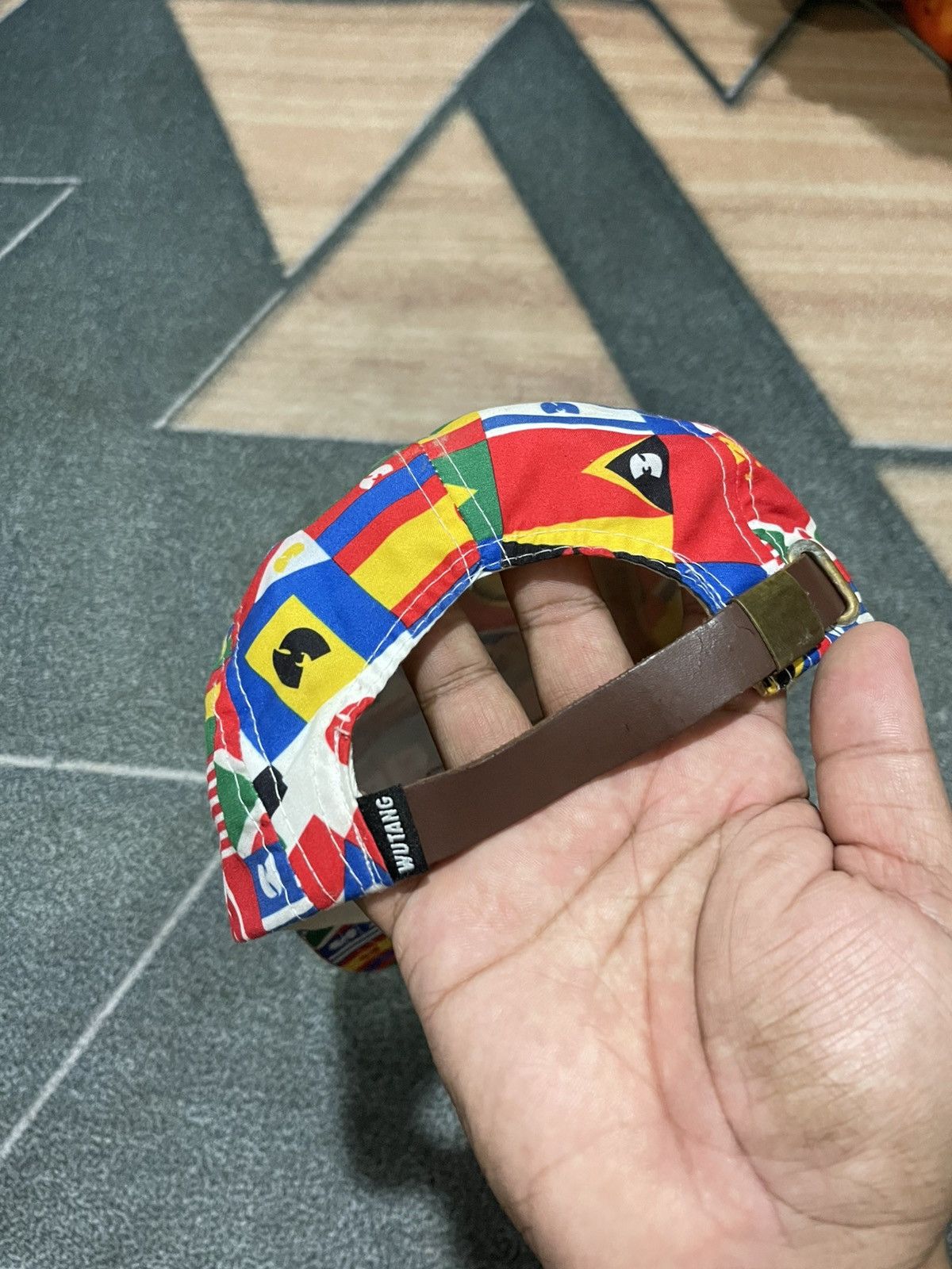 Wu-Tang Clan RARE Wu-Tang Hat 5 Panel International Flags Size ONE SIZE - 5 Thumbnail