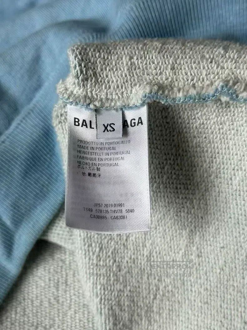 Balenciaga Balenciaga Haze Blue Buckle Hoodie Size US XS / EU 42 / 0 - 4 Thumbnail