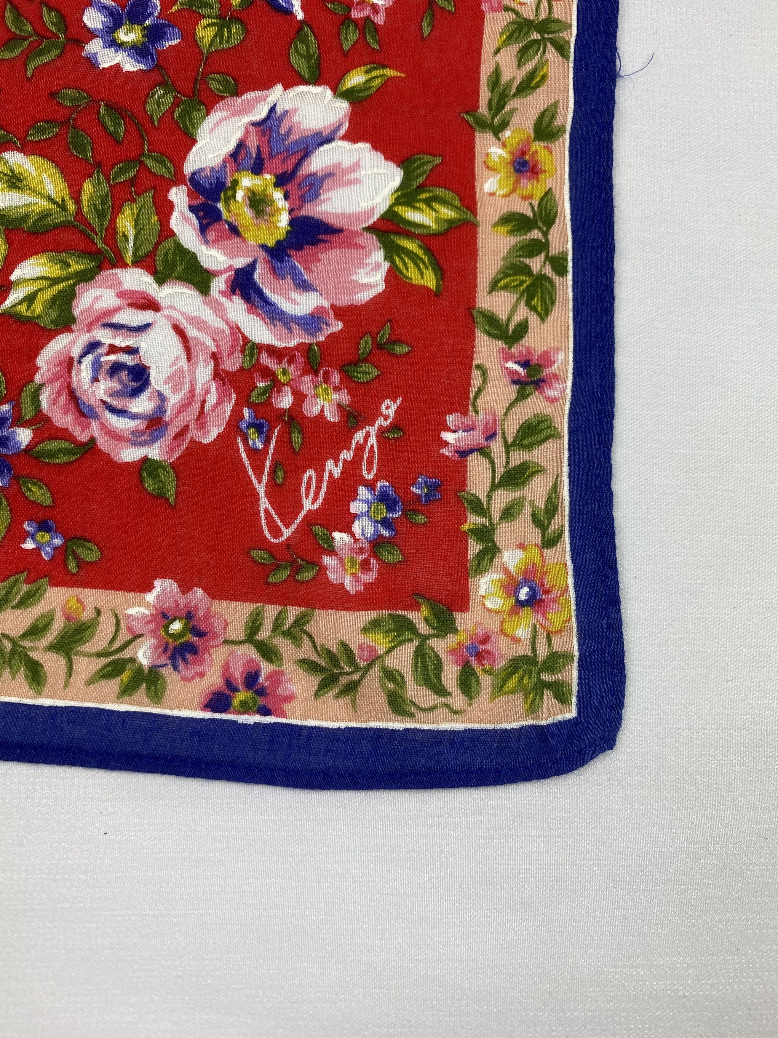 Kenzo × Vintage Kenzo Handkerchief / Bandana / Neckerchief Size ONE SIZE - 5 Thumbnail