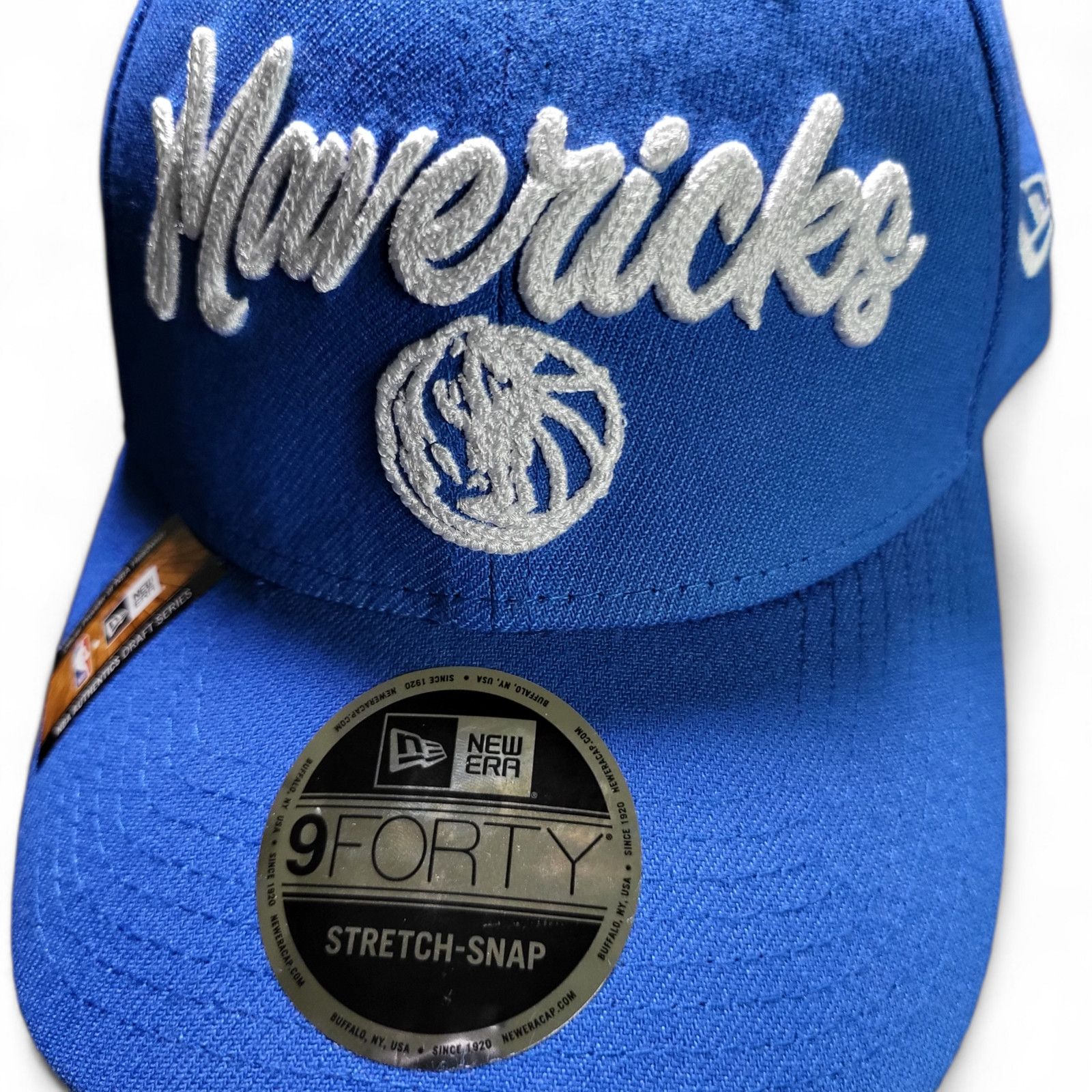 New Era NWT DALLAS MAVERICKS 9Forty Embroidered Snapback Hat Blue Size ONE SIZE - 4 Thumbnail
