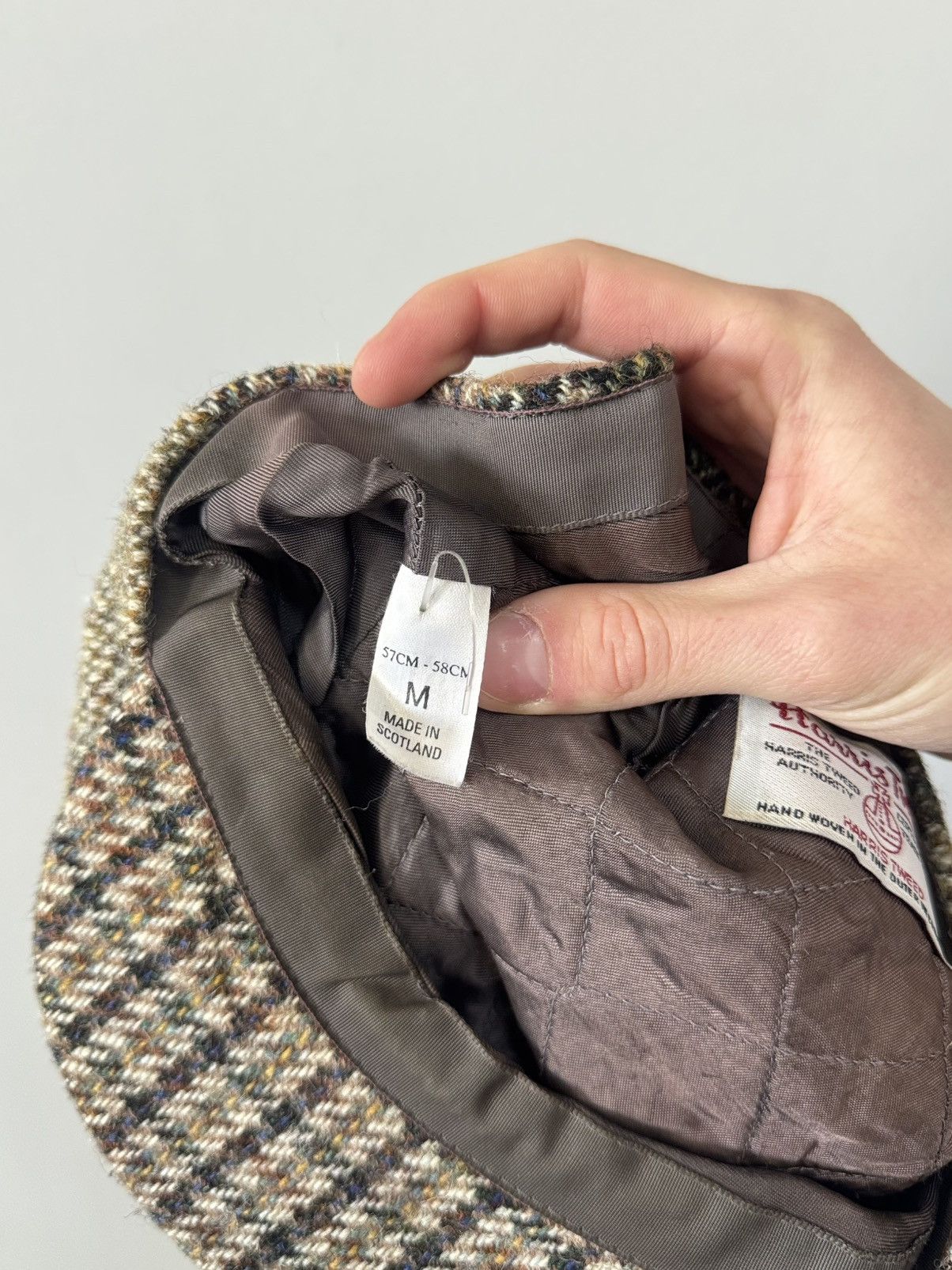 Harris Tweed Harris Tweed Style Hat Wool Flat Cap Made in Scotland size M Size ONE SIZE - 5 Thumbnail