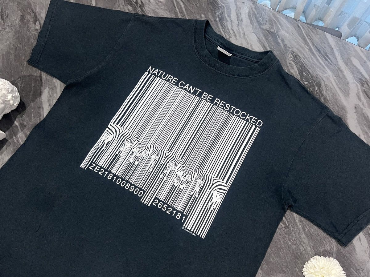 Vintage Nature Can’t Be : Human I Tees Zebra Barcode Size US M / EU 48-50 / 2 - 1 Thumbnail