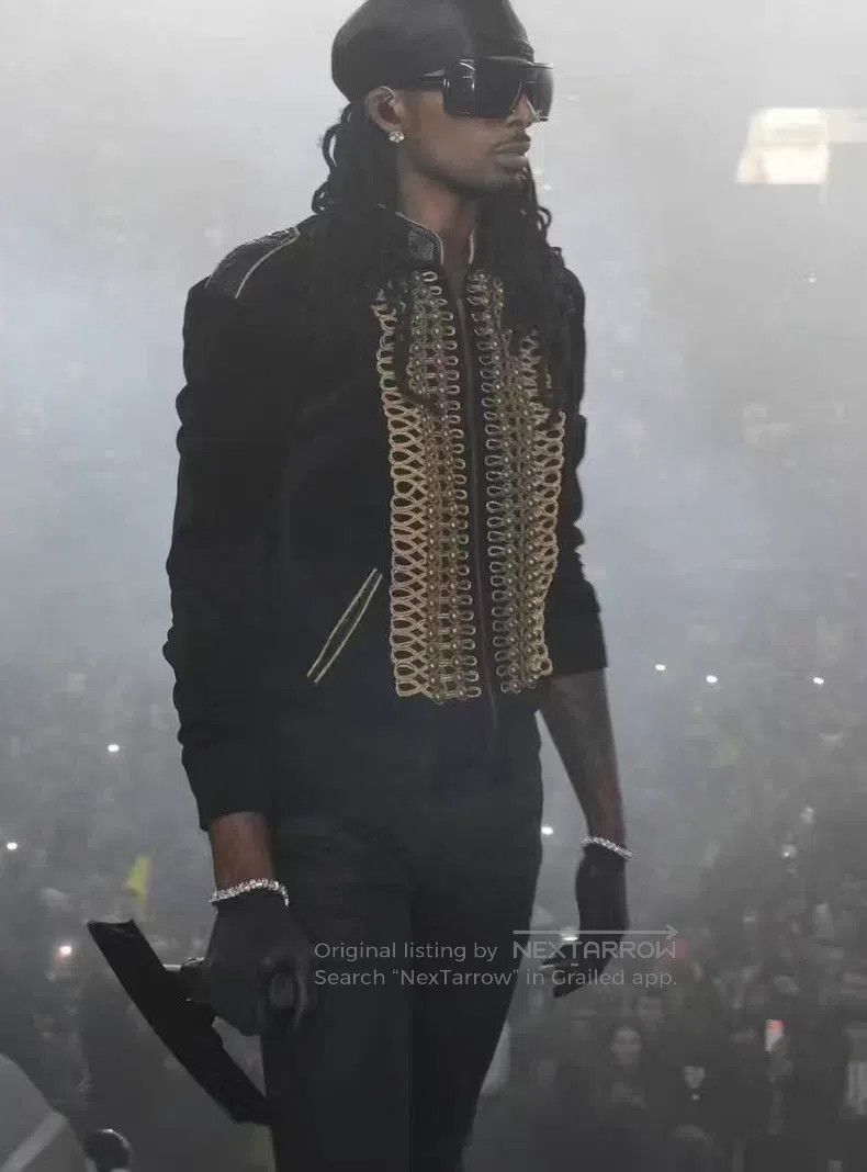 Saint Laurent Paris Saint Laurent Paris Palace Snake Pattern Jacket Size US M / EU 48-50 / 2 - 6 Thumbnail