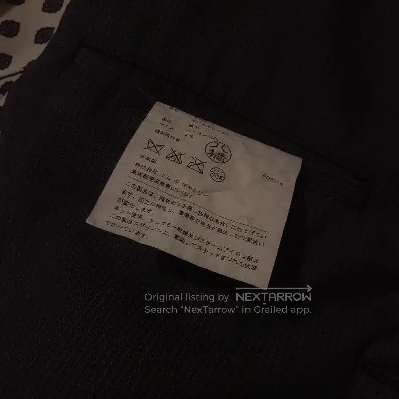 Comme des Garcons Comme Des Garcons Gray Gathered Pleated Blazer Size US XS / EU 42 / 0 - 9 Thumbnail