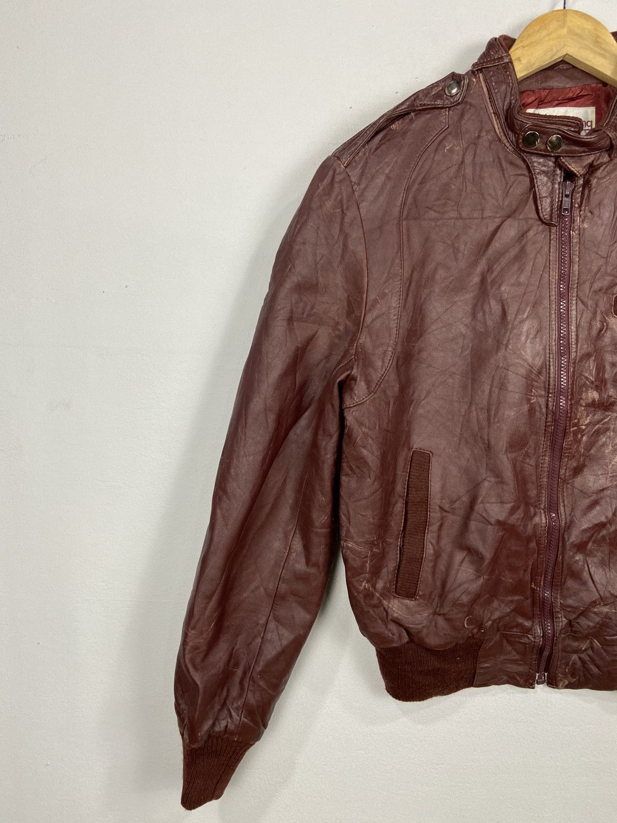 Other VINTAGE CHESS KING LEATHER JACKET Size US M / EU 48-50 / 2 - 3 Thumbnail