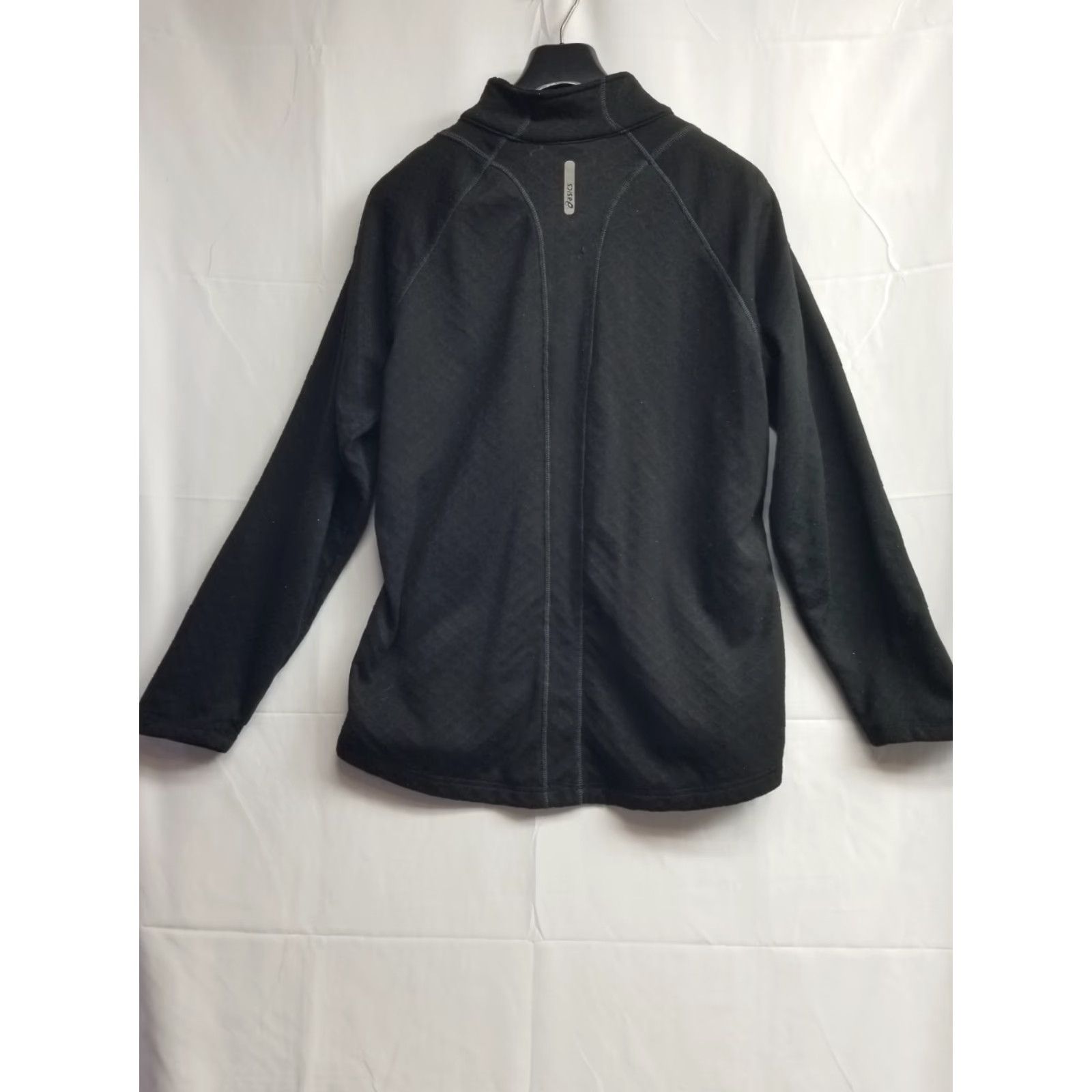 Asics ASICS Mens Jacket Regular Large Black 1/3 Zip Long Sleeve Active Trainer 1/4 Zip Running Jogging Walking Shirt? Size US L / EU 52-54 / 3 - 2 Thumbnail