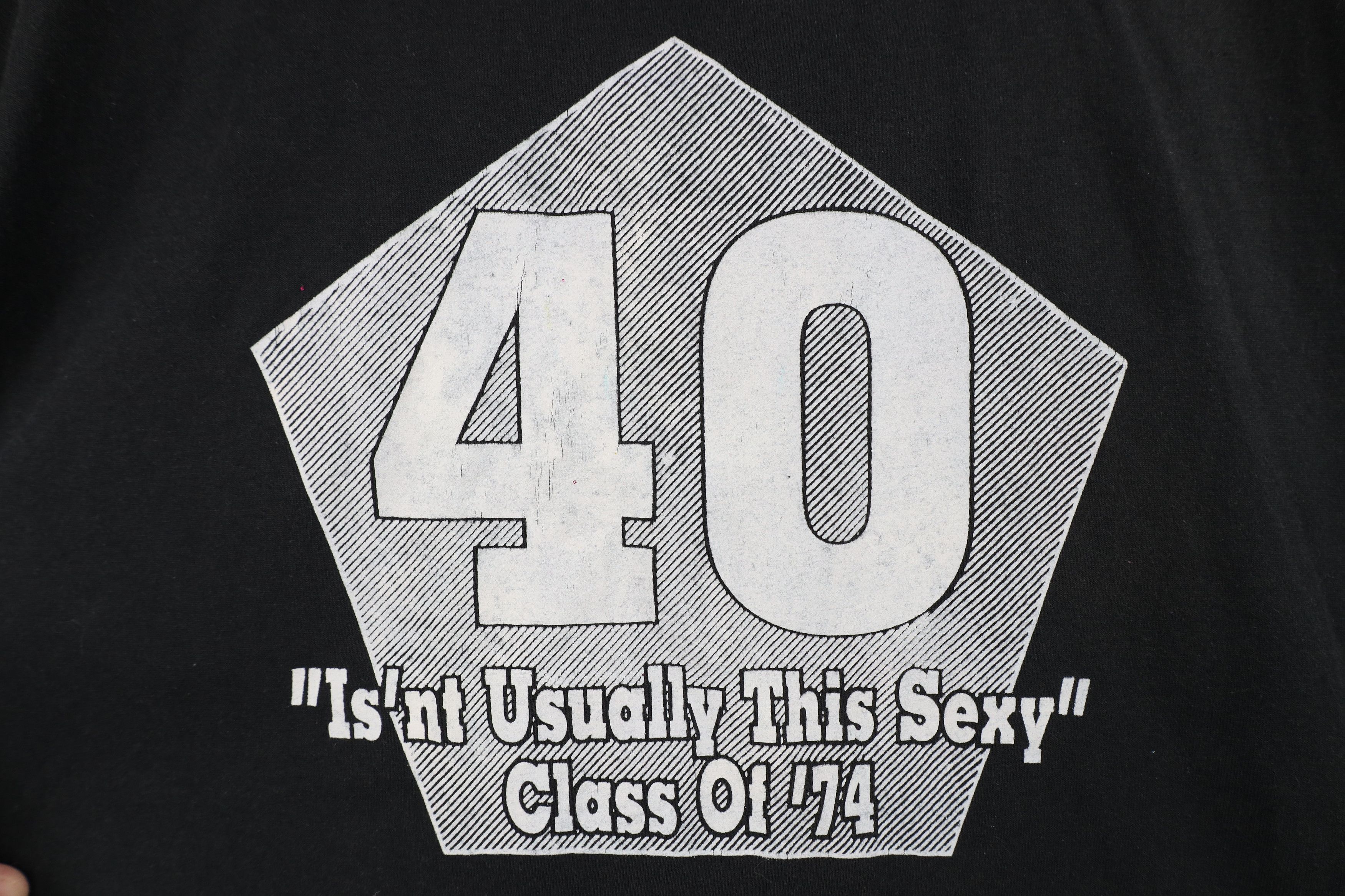 Vintage Vintage 90s Year Old Birthday Sexy Short Sleeve T-Shirt USA Size US XXL / EU 58 / 5 - 4 Thumbnail