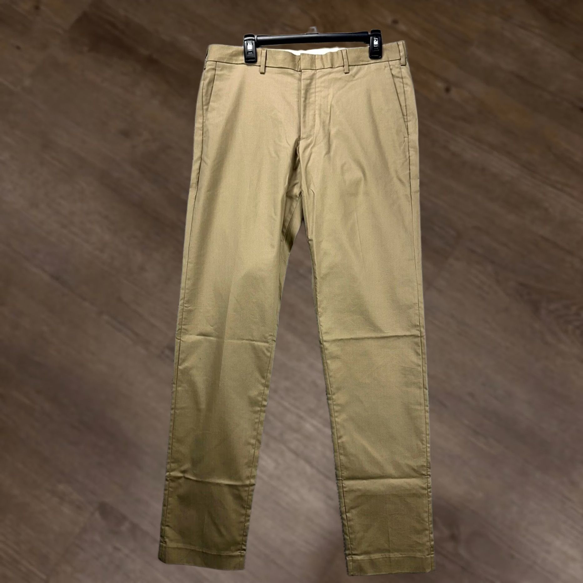 Vintage VINTAGE J Crew Pants Mens 34X36 Ludlow Tan Khakis Chino 3XDry Slim Fit Flat Front NEW A8 Size US 34 / EU 50 - 1 Thumbnail