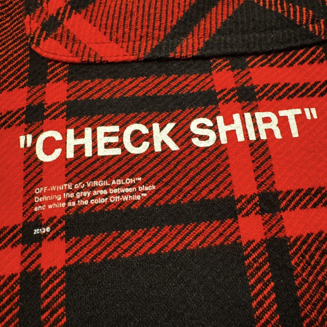 Off-White Off-White 2018 Check Shirt Plaid Flannel Size US L / EU 52-54 / 3 - 8 Thumbnail