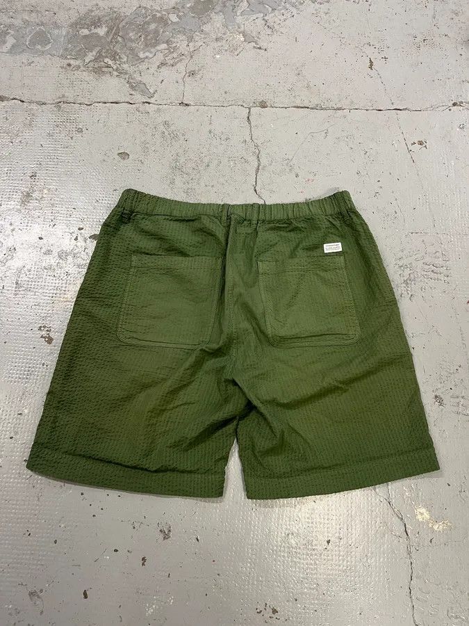 Vintage Edmmond Studios Relief Green Shorts Size US 32 / EU 48 - 5 Thumbnail