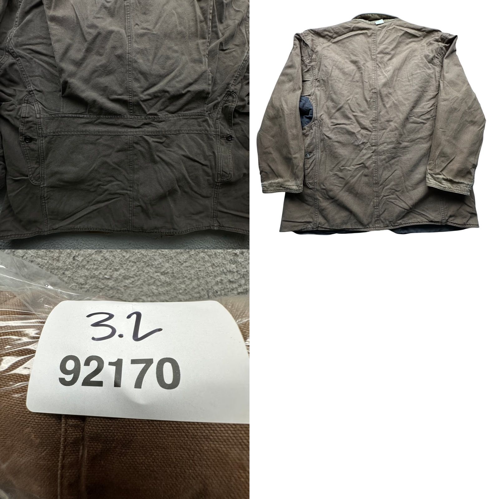 Vintage VINTAGE Thornton Bay Reversible Duck Canvas Chore Work Jacket Mens Large Brown Size US L / EU 52-54 / 3 - 9 Thumbnail