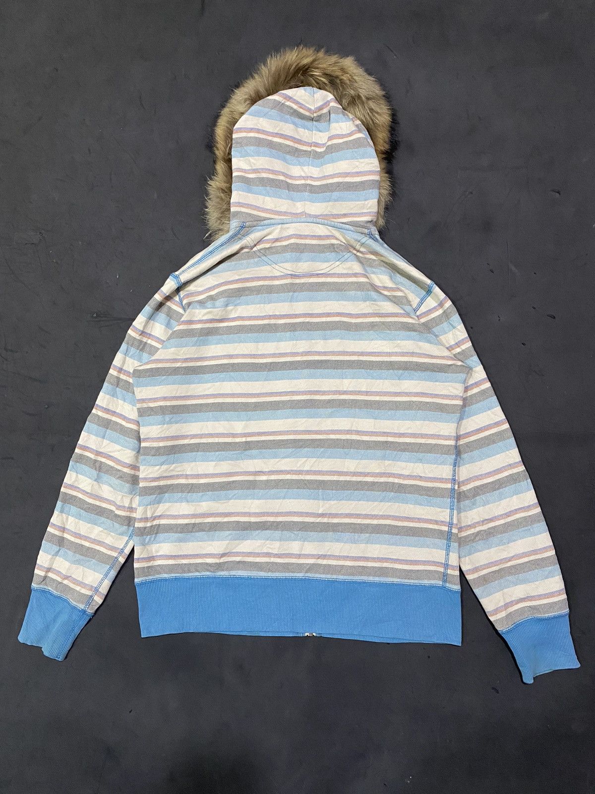 If Six Was Nine 💸BINDINGOFFER💸Uniqlo Striped Furhoodie Lgb Ifsixwasnine Size US L / EU 52-54 / 3 - 3 Thumbnail