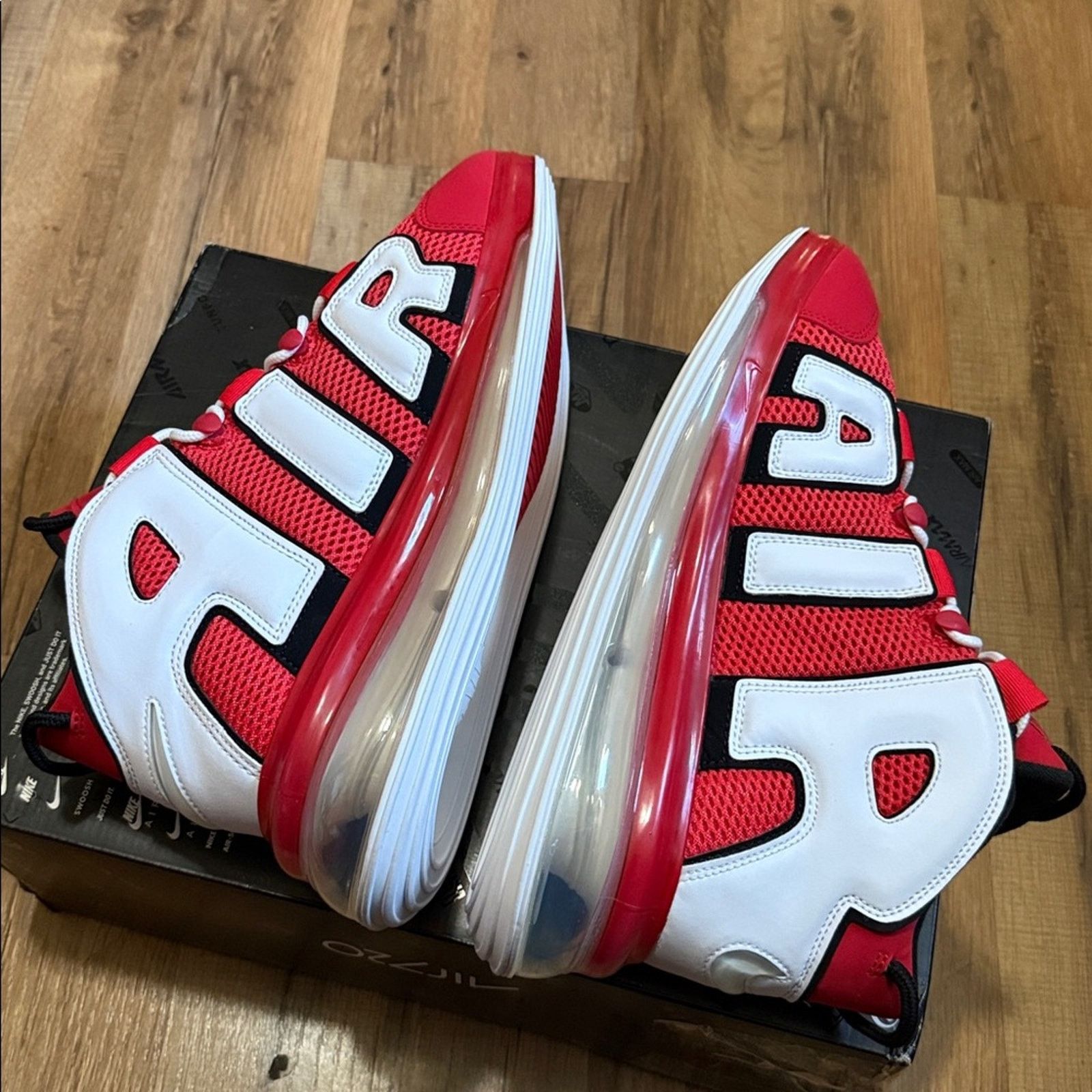 Nike Nike Air More Uptempo 720 QS 2 Varsity Red Size US 11 / EU 44 - 7 Thumbnail