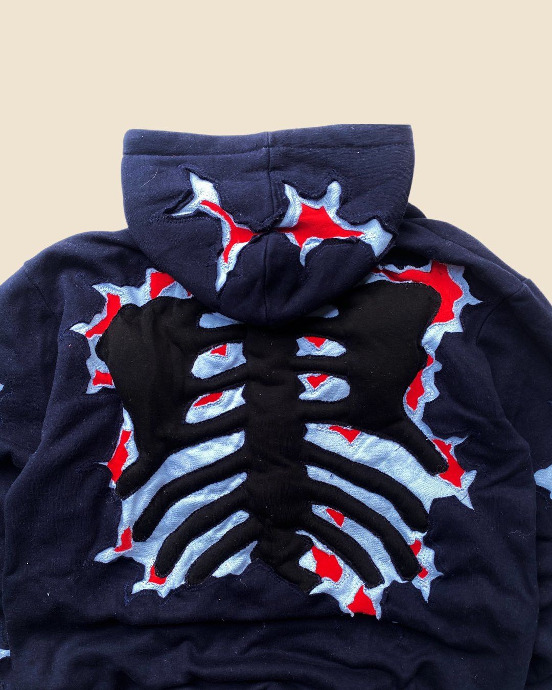 Other 1 OF 1 REWORKED 3D PUFF SKELETON BLUE FLAME SIZE L Size US L / EU 52-54 / 3 - 5 Thumbnail
