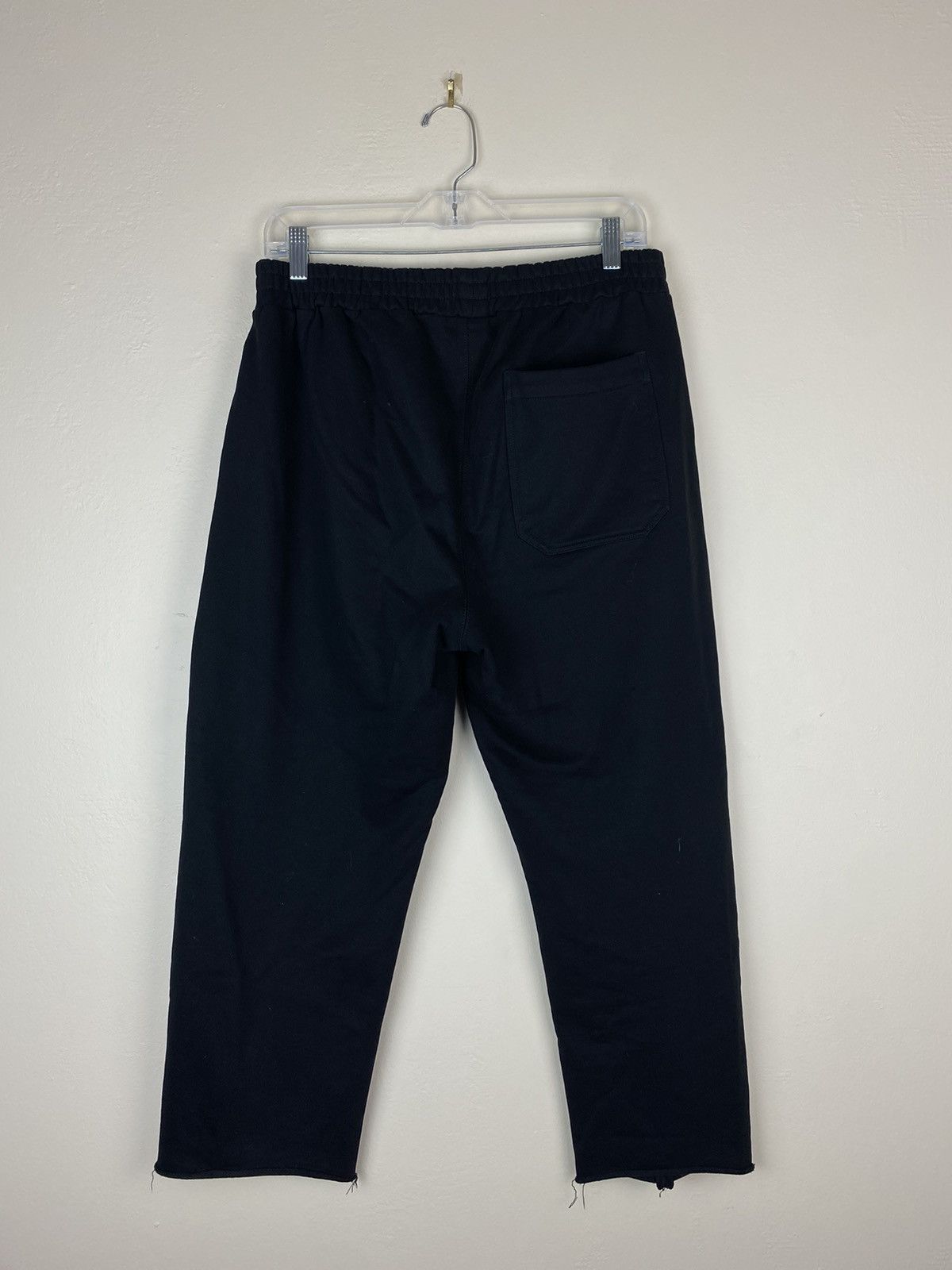Helmut Lang Black Helmut Lang Sweat Pants Fits Multiple Sizes Size US 32 / EU 48 - 6 Thumbnail