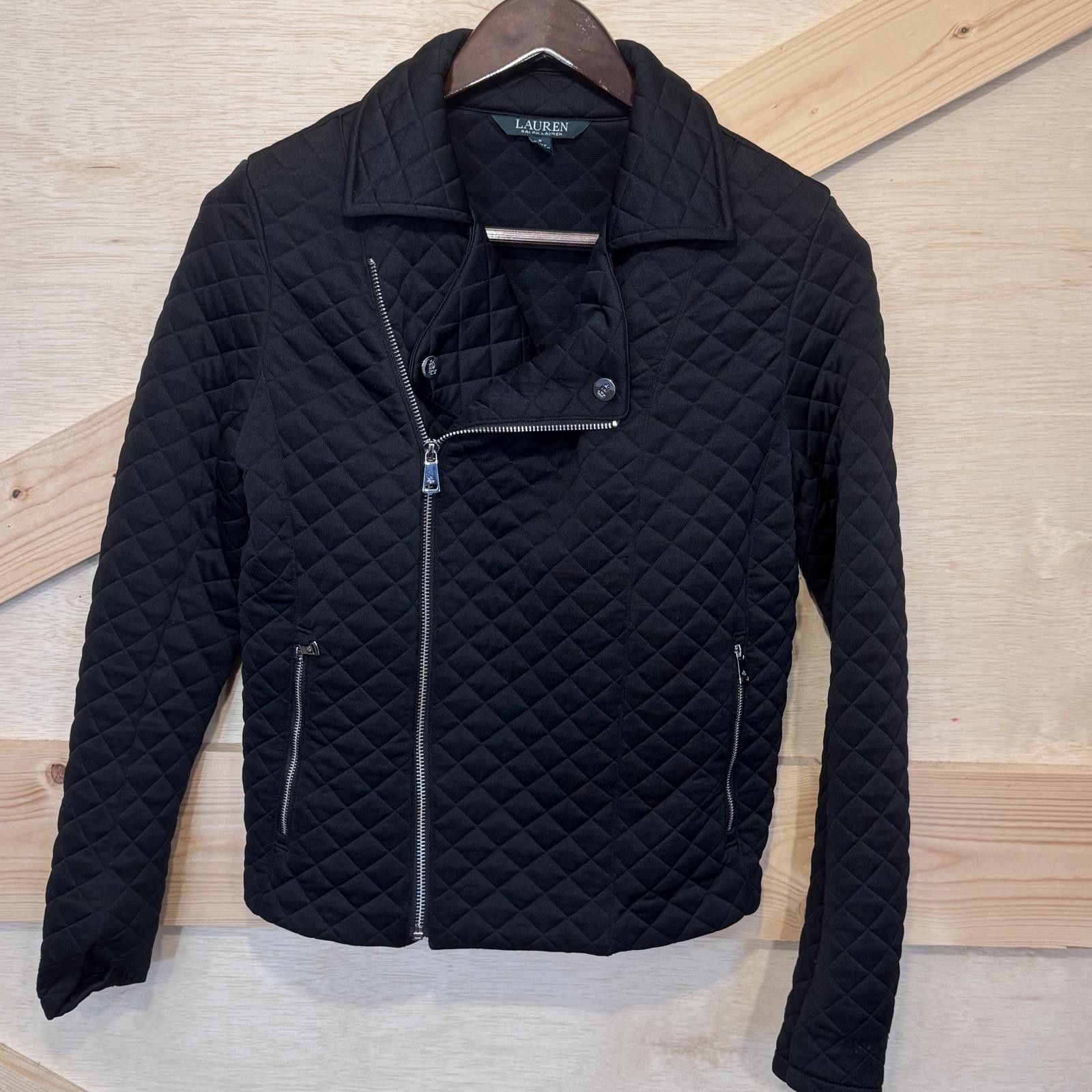 Lauren Ralph Lauren Lauren Ralph Lauren Women's Small Moto Jacket Diamond Size S / US 4 / IT 40 - 4 Thumbnail
