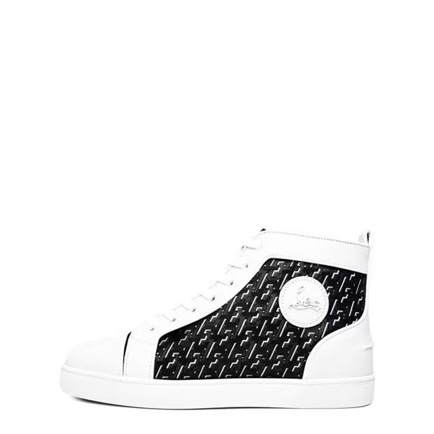 Christian Louboutin o1s1wg110924 Louis Orlato Flat High Shoes in White Size US 12 / EU 45 - 2 Thumbnail