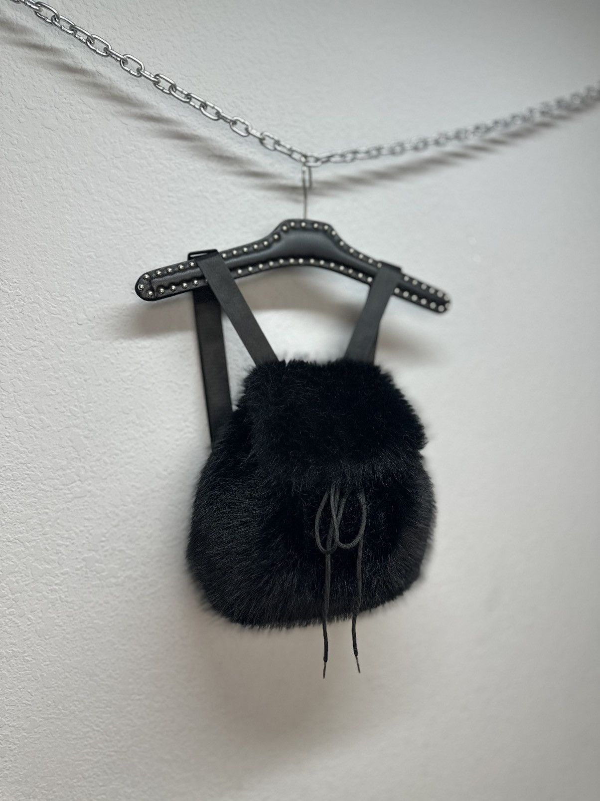 Other VINTAGE FUR BAG BALENCIAGA STYLE YETI FUR RICK OWENS STYLE Size ONE SIZE - 3 Thumbnail