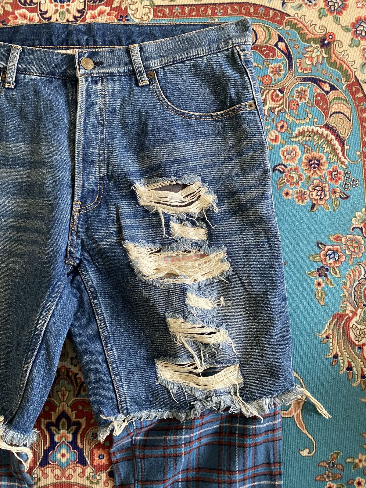 Japanese Brand Japanese Brand Swagger Hybrid Design Distressed Denim Size US 36 / EU 52 - 8 Thumbnail