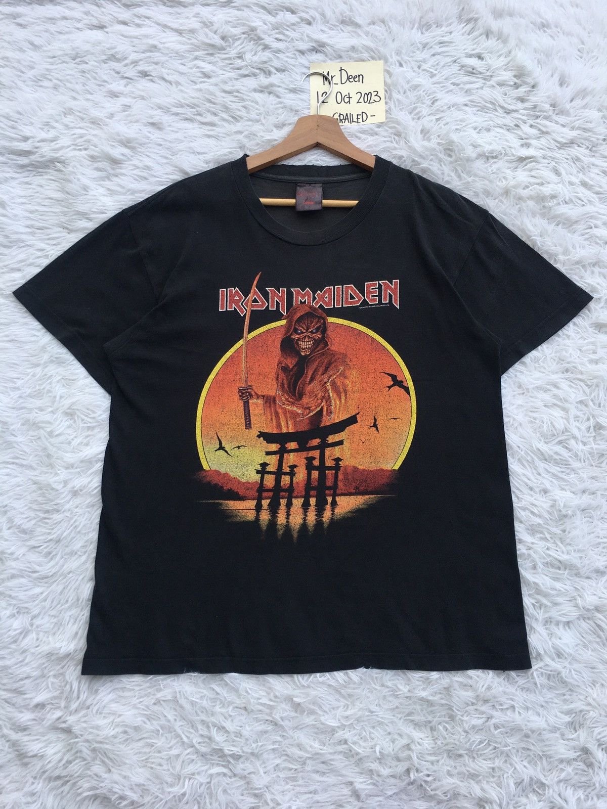 Band Tees Rare Vintage Dance of Death World Tour 2004 Iron Maiden Tee Size US L / EU 52-54 / 3 - 1 Thumbnail