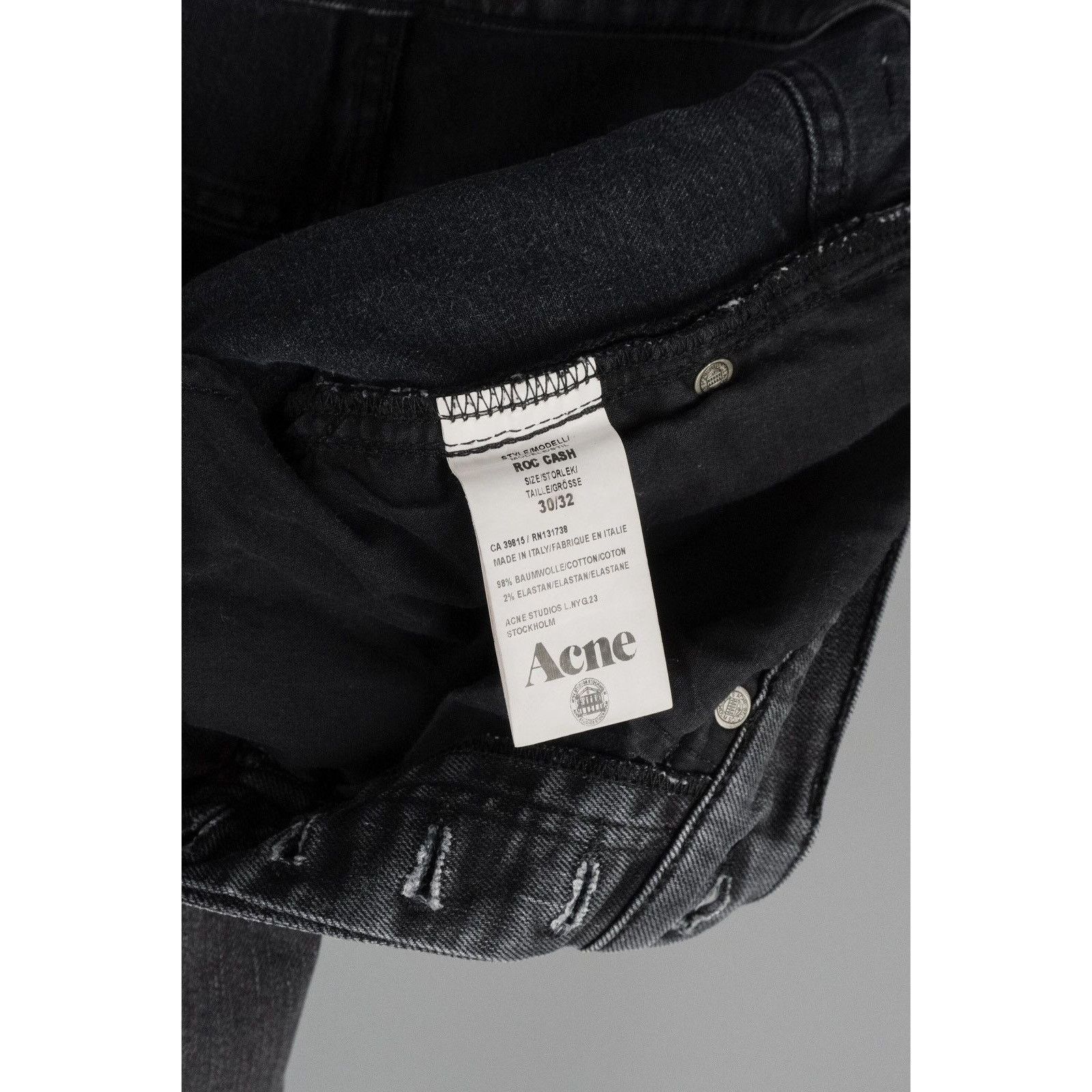 Acne Studios Acne studios roc cash stonewash denim jeans pants Size US 30 / EU 46 - 7 Thumbnail