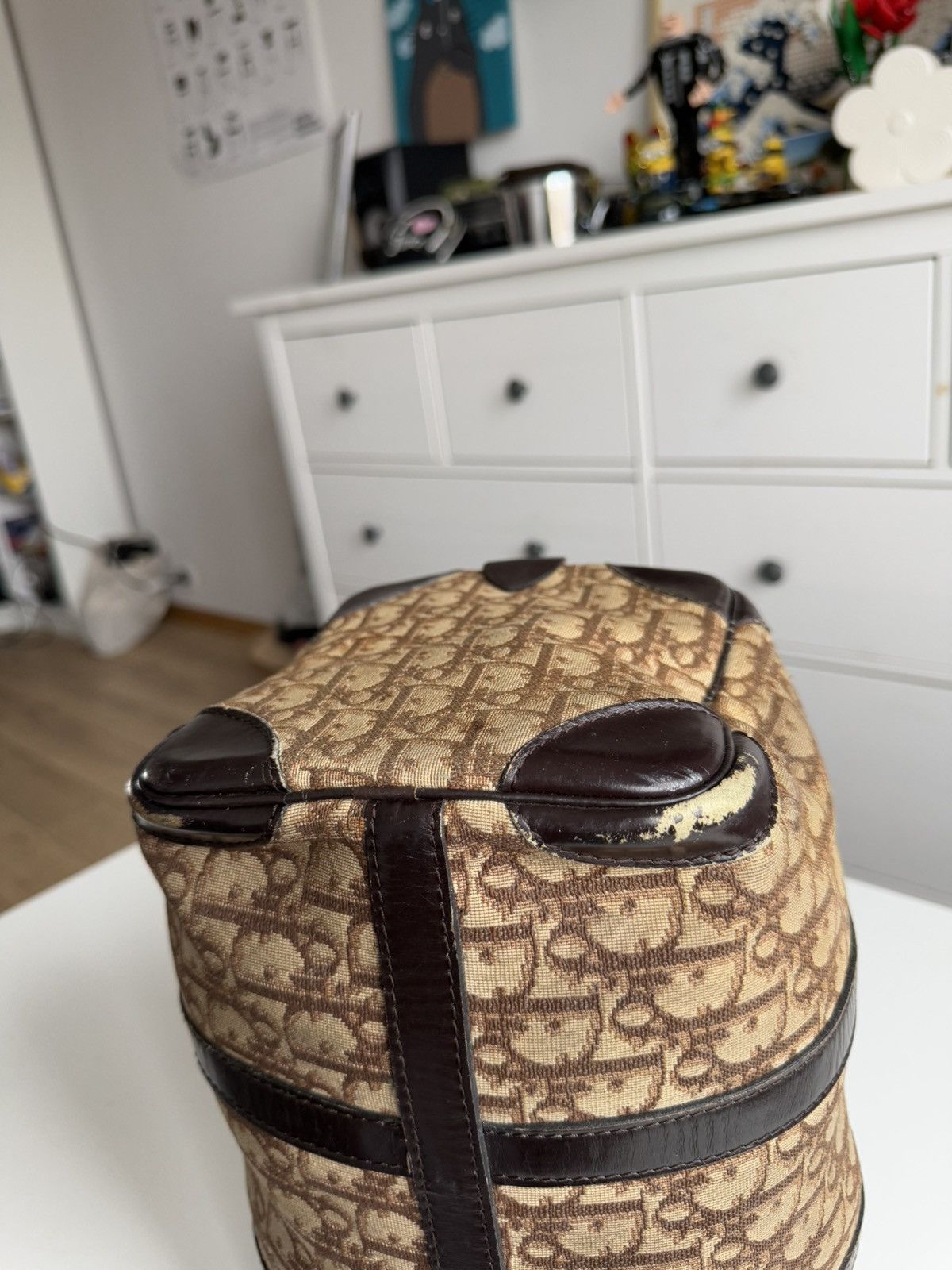 Designer × Dior × Vintage Vintage 90s Dior monogram bowling bag old money designer y2k Size ONE SIZE - 13 Thumbnail