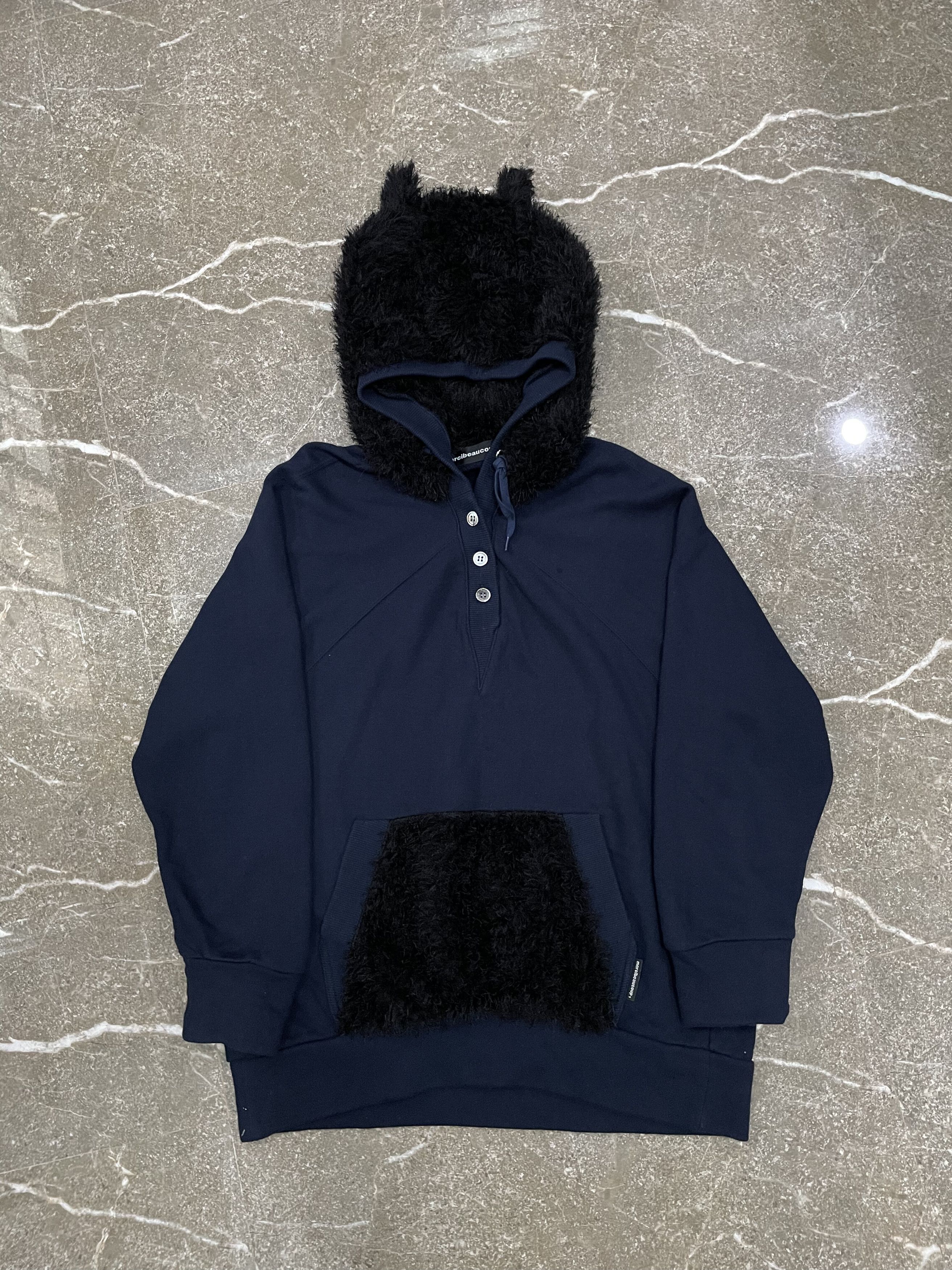 Issey Miyake Mercibeaucoup Bear Ears Hoodie - NewJeans Vibe Size L / US 10 / IT 46 - 1 Thumbnail
