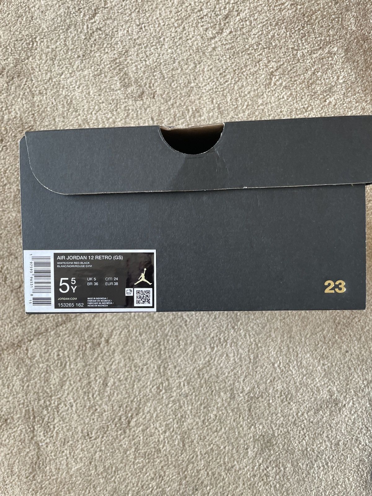 Jordan Brand Jordan 12 Red Taxi Size US 5.5 / EU 38 - 7 Thumbnail