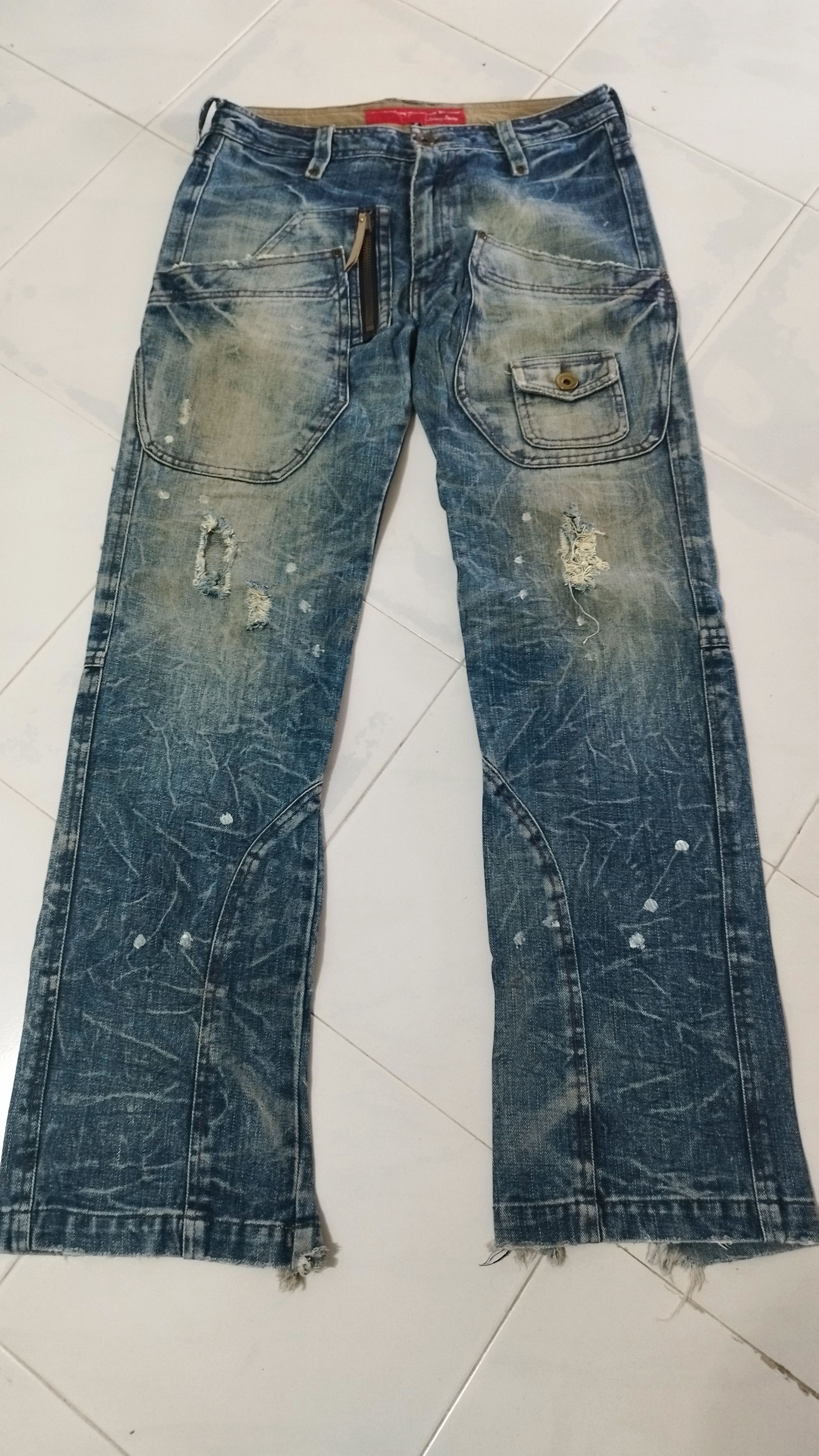Le Grande Bleu (L.G.B.) Four season jewel bushpants Size US 32 / EU 48 - 1 Thumbnail