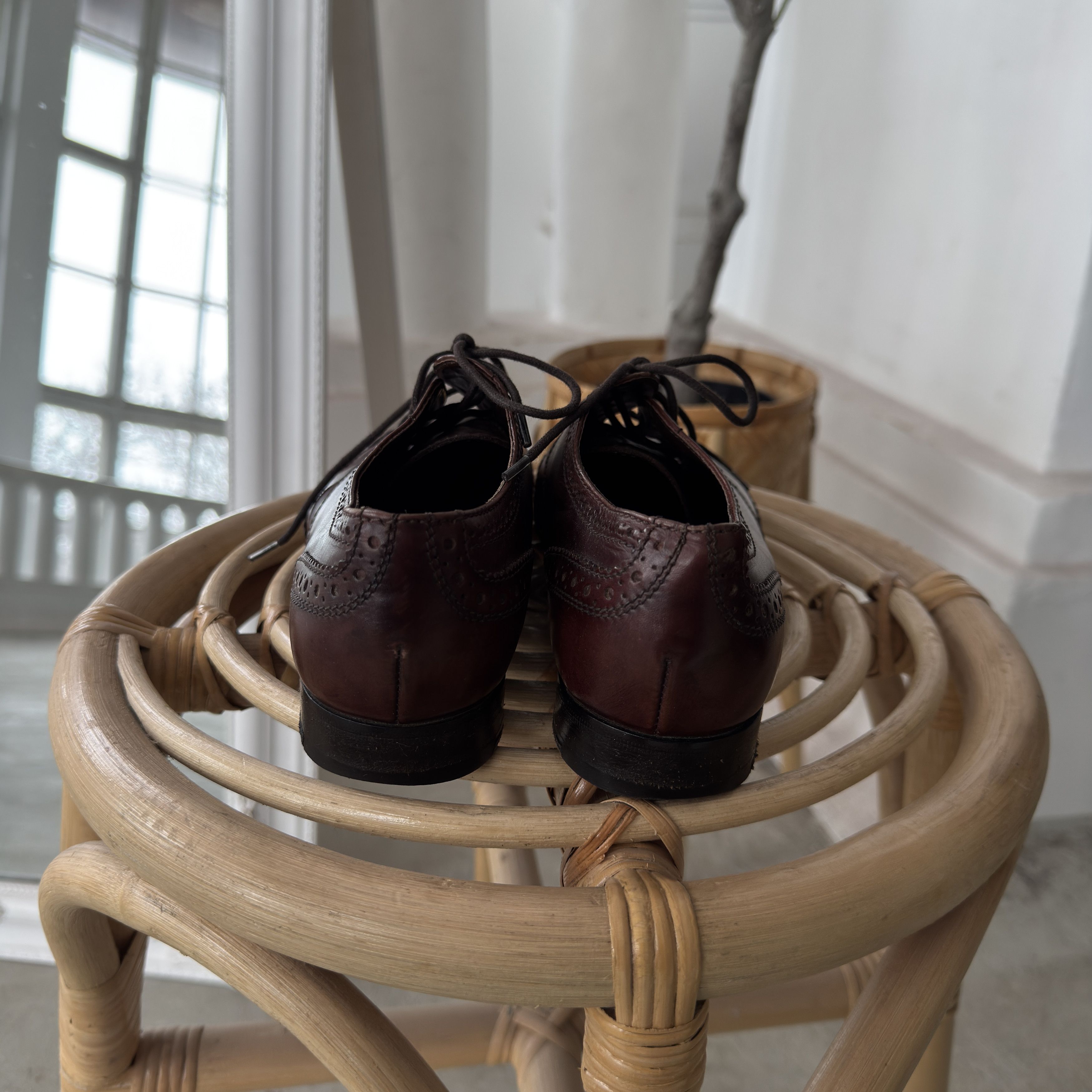 Miu Miu Vintage 90s Miu Miu Cowboys Brown Leather Shoes Size US 9 / IT 39 - 4 Thumbnail