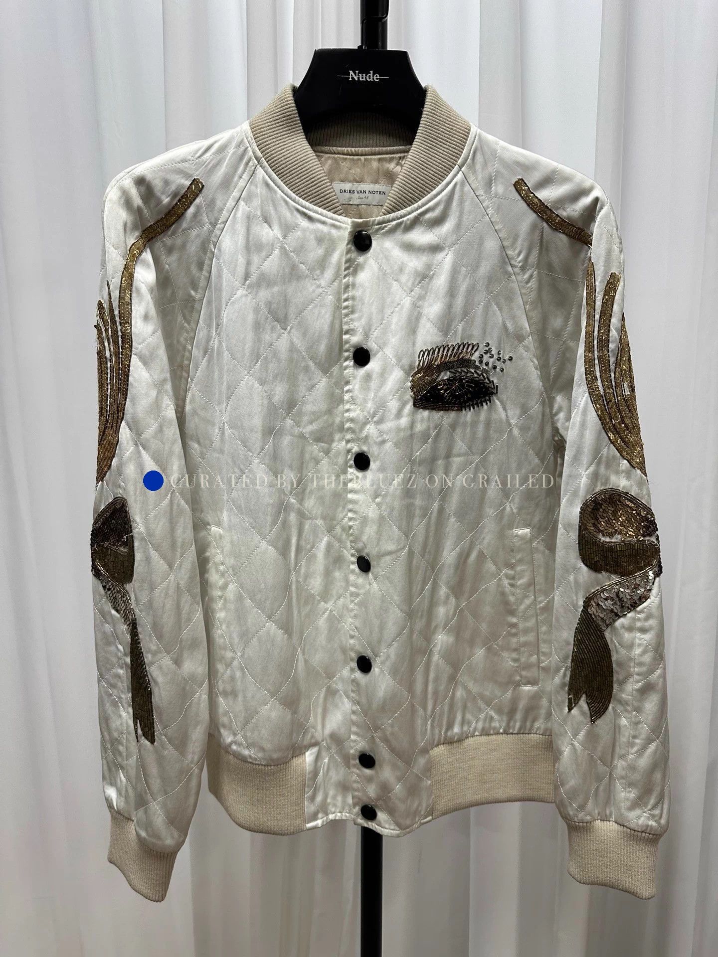 Dries Van Noten Unique Beaded Runway Jacket Size US M / EU 48-50 / 2 - 1 Thumbnail