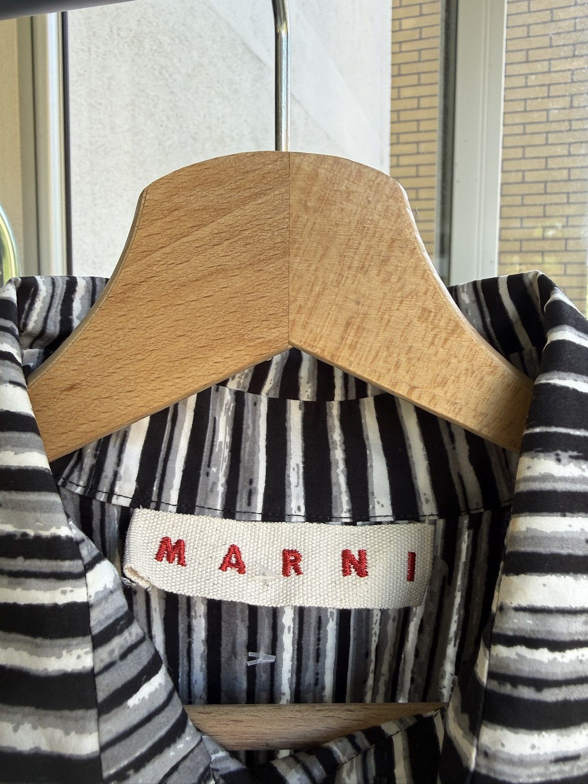 Marni Marni Printed Button Shirt Stripped Size XL / US 12-14 / IT 48-50 - 4 Thumbnail