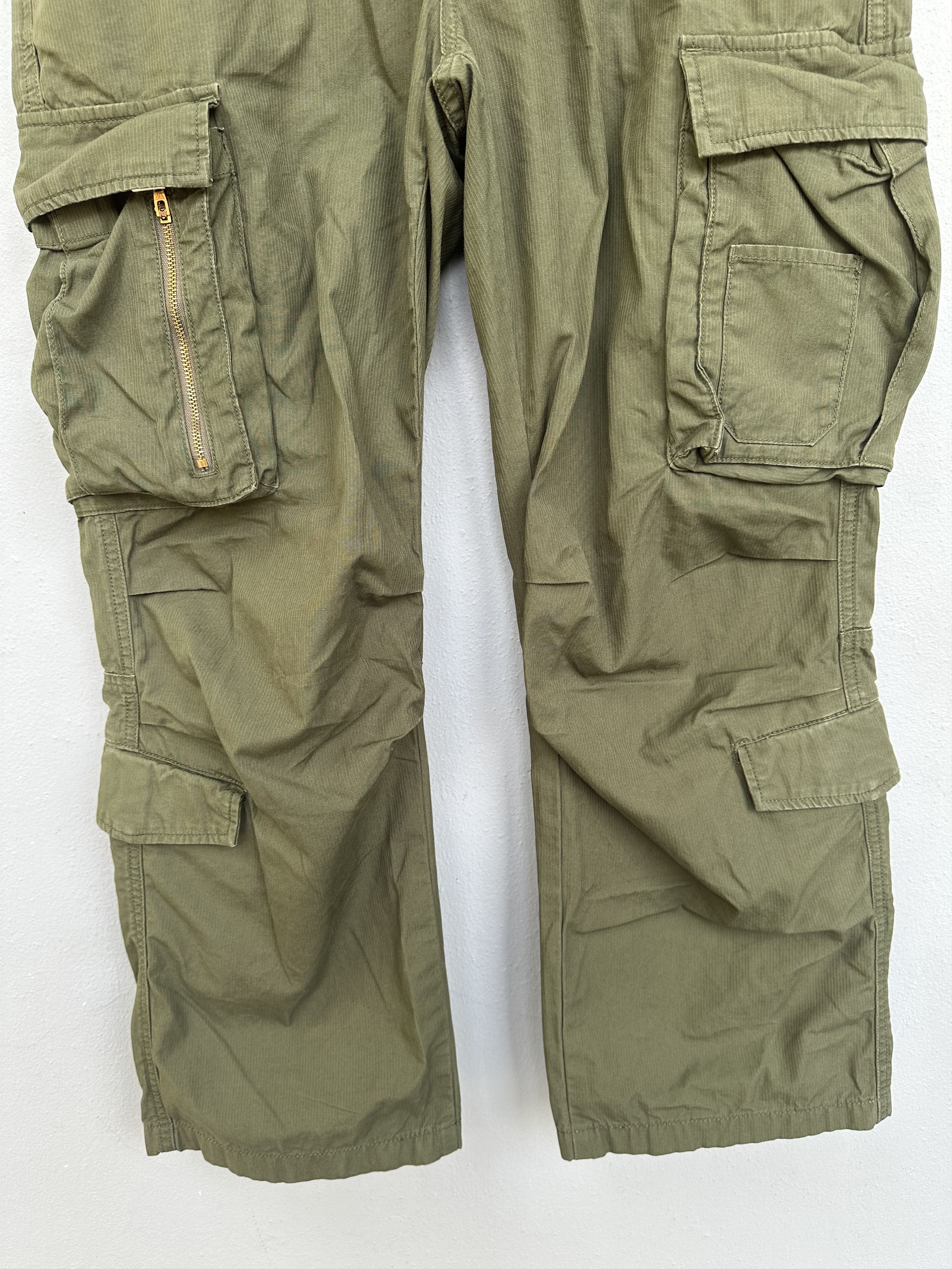 Denim & Supply Ralph Lauren Japanese Brand Surplus Company Multipocket Cargo HBT Pant Size US 29 - 10 Thumbnail